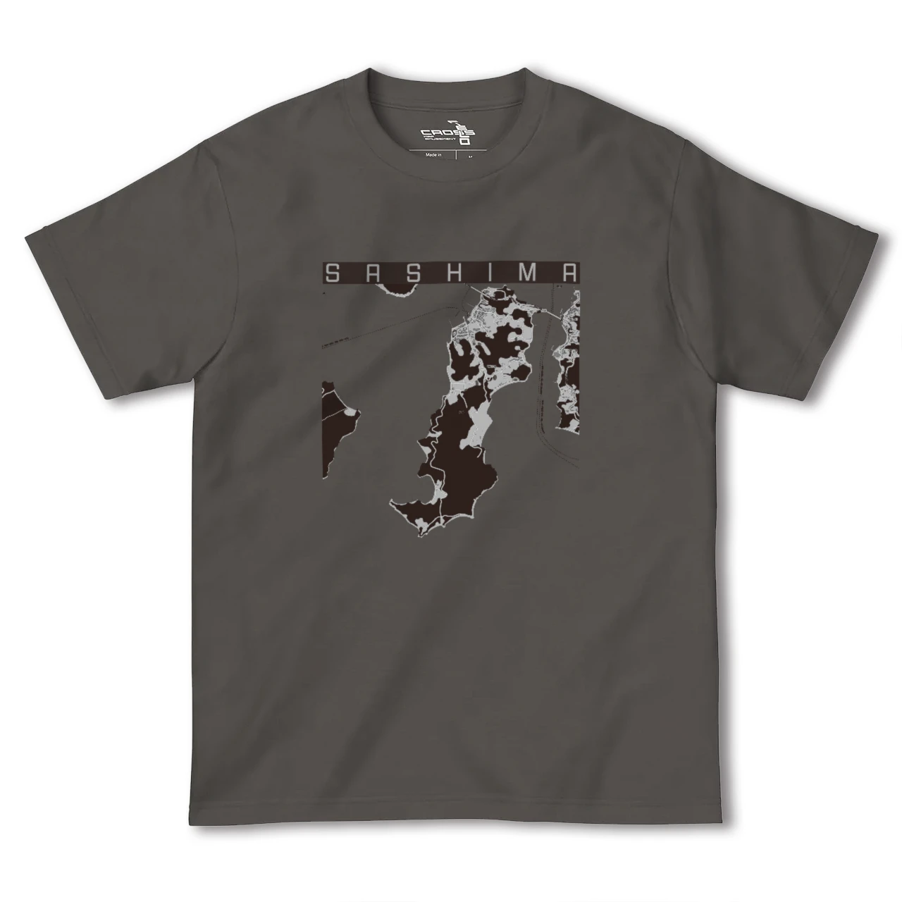 【佐島(愛媛県)】地図柄ヘビーウェイトTシャツ