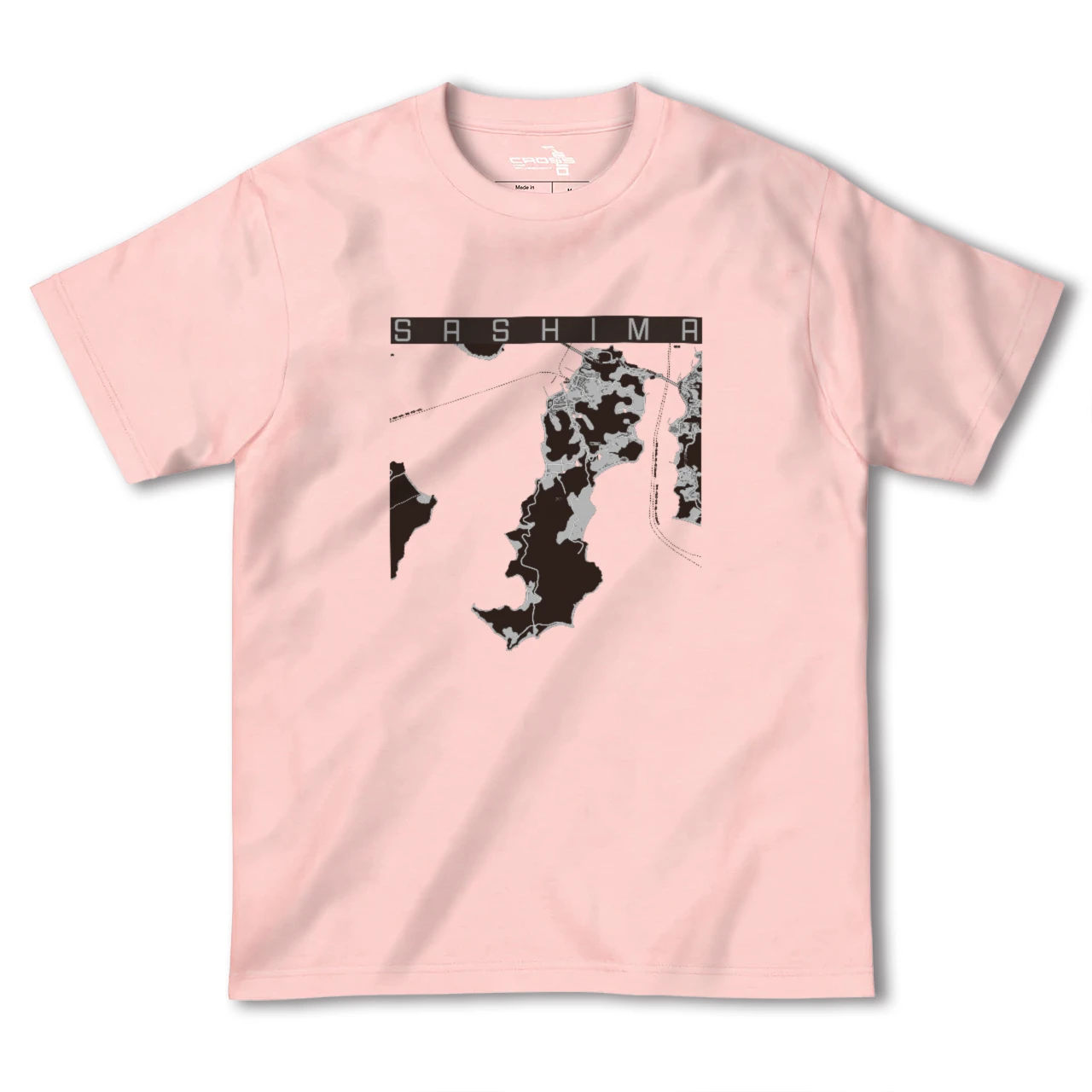 【佐島(愛媛県)】地図柄ヘビーウェイトTシャツ