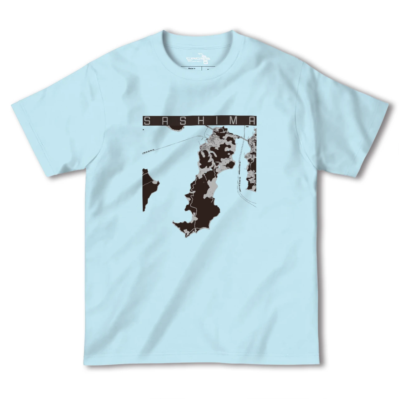 【佐島(愛媛県)】地図柄ヘビーウェイトTシャツ