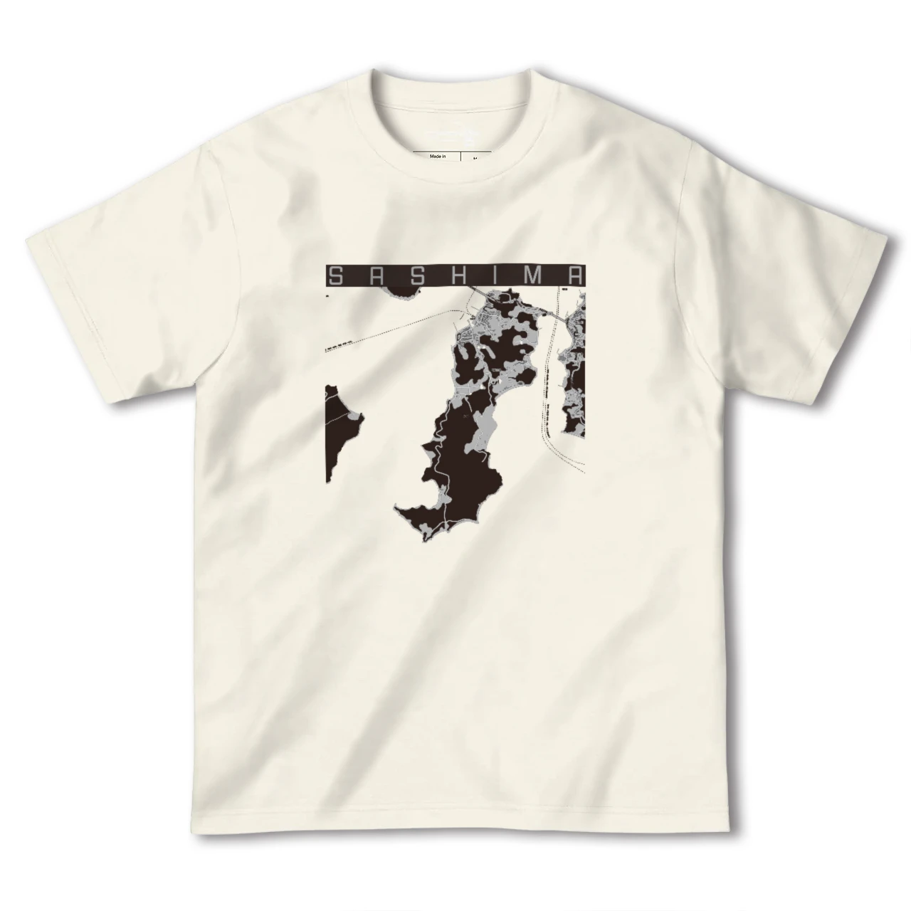 【佐島(愛媛県)】地図柄ヘビーウェイトTシャツ