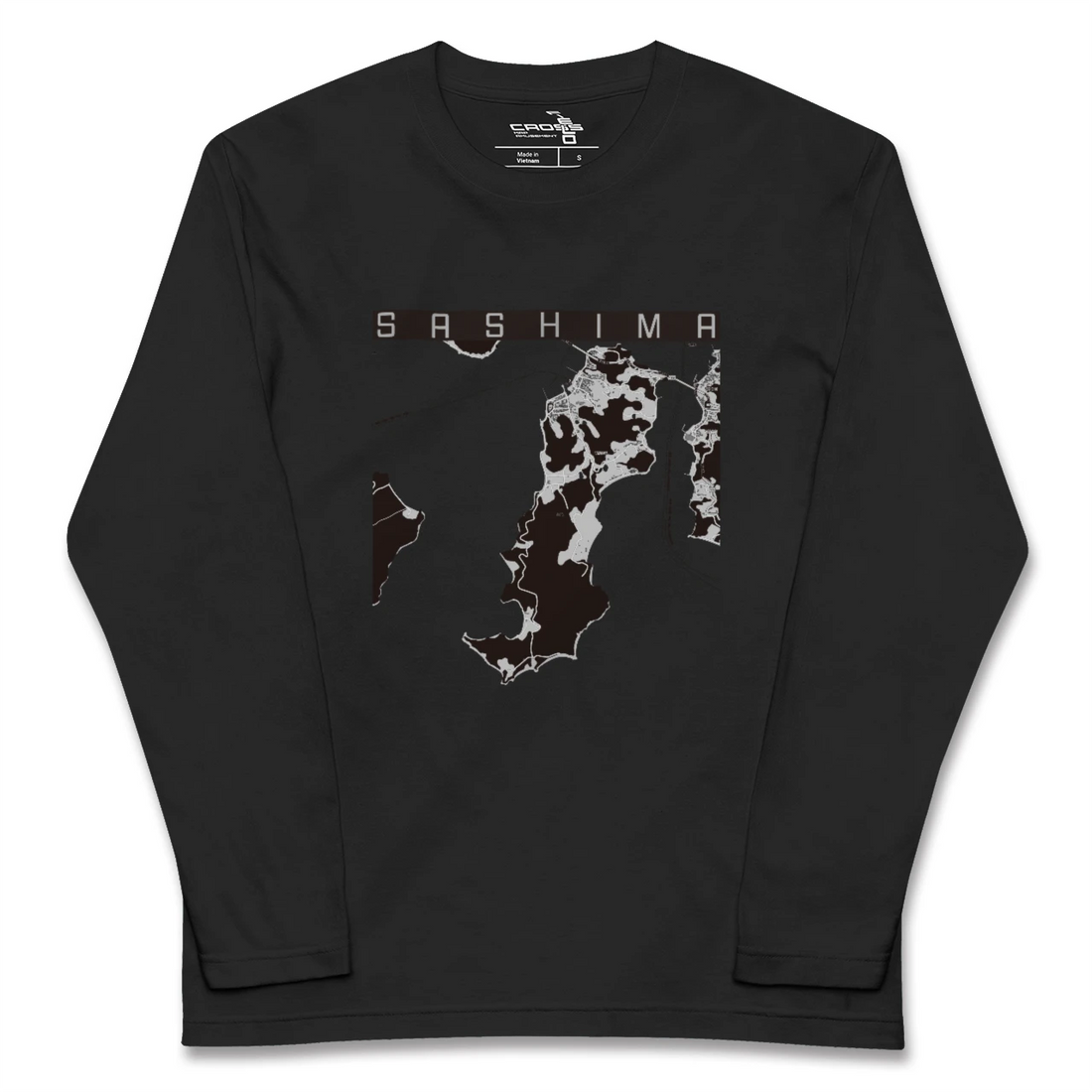 【佐島(愛媛県)】地図柄ロングスリーブTシャツ