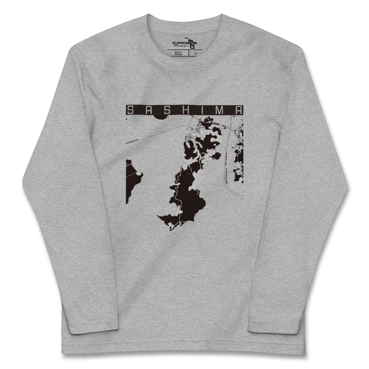 【佐島(愛媛県)】地図柄ロングスリーブTシャツ