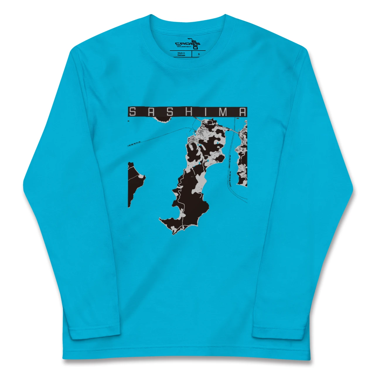 【佐島(愛媛県)】地図柄ロングスリーブTシャツ