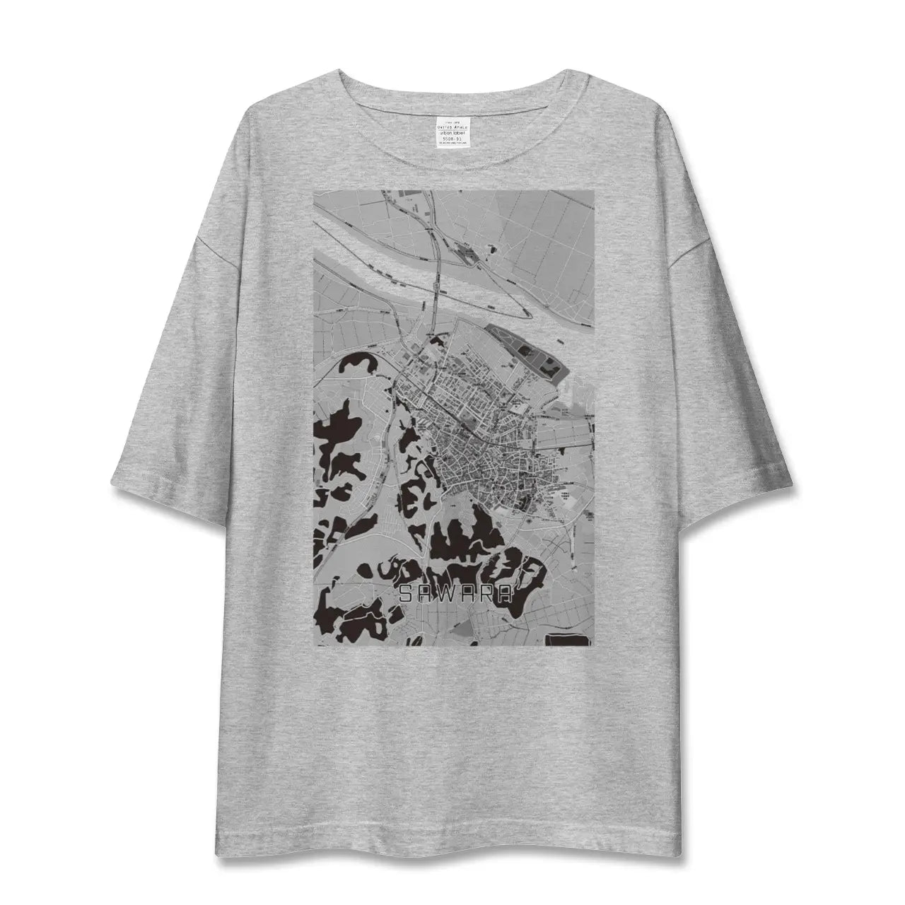 【佐原(千葉県)】地図柄ビッグシルエットTシャツ