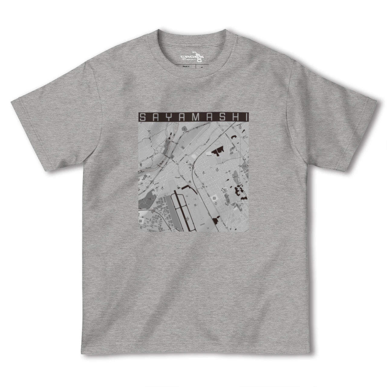 【狭山市(埼玉県)】地図柄ヘビーウェイトTシャツ