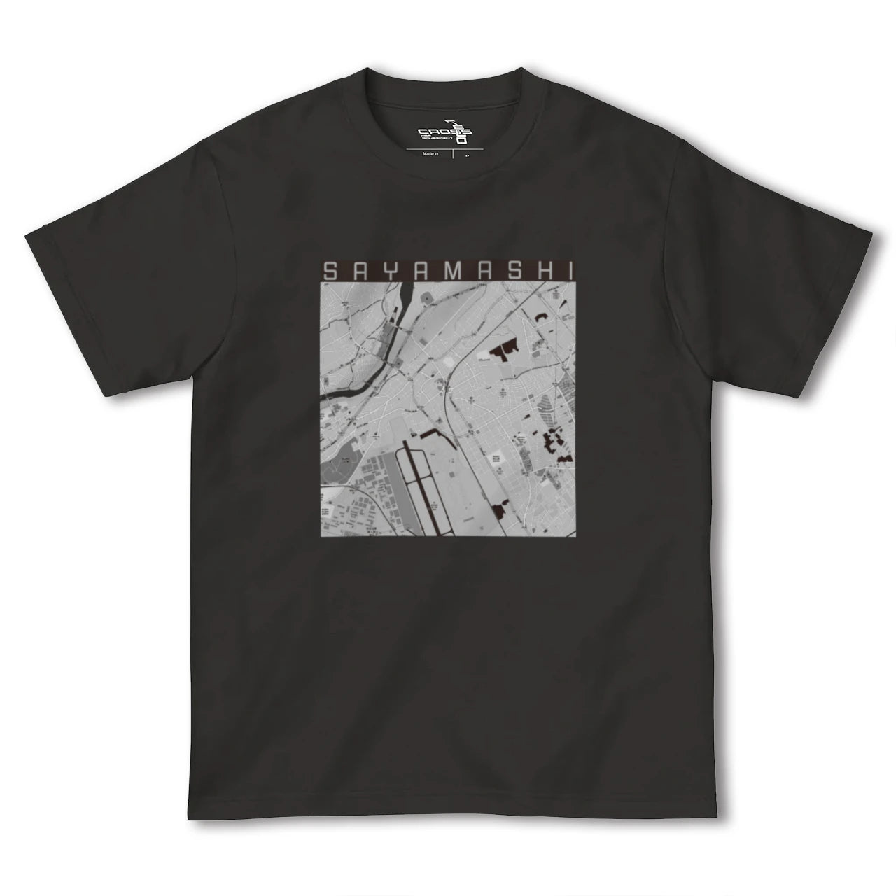 【狭山市(埼玉県)】地図柄ヘビーウェイトTシャツ
