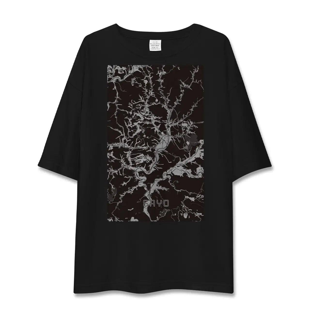 【佐用(兵庫県)】地図柄ビッグシルエットTシャツ