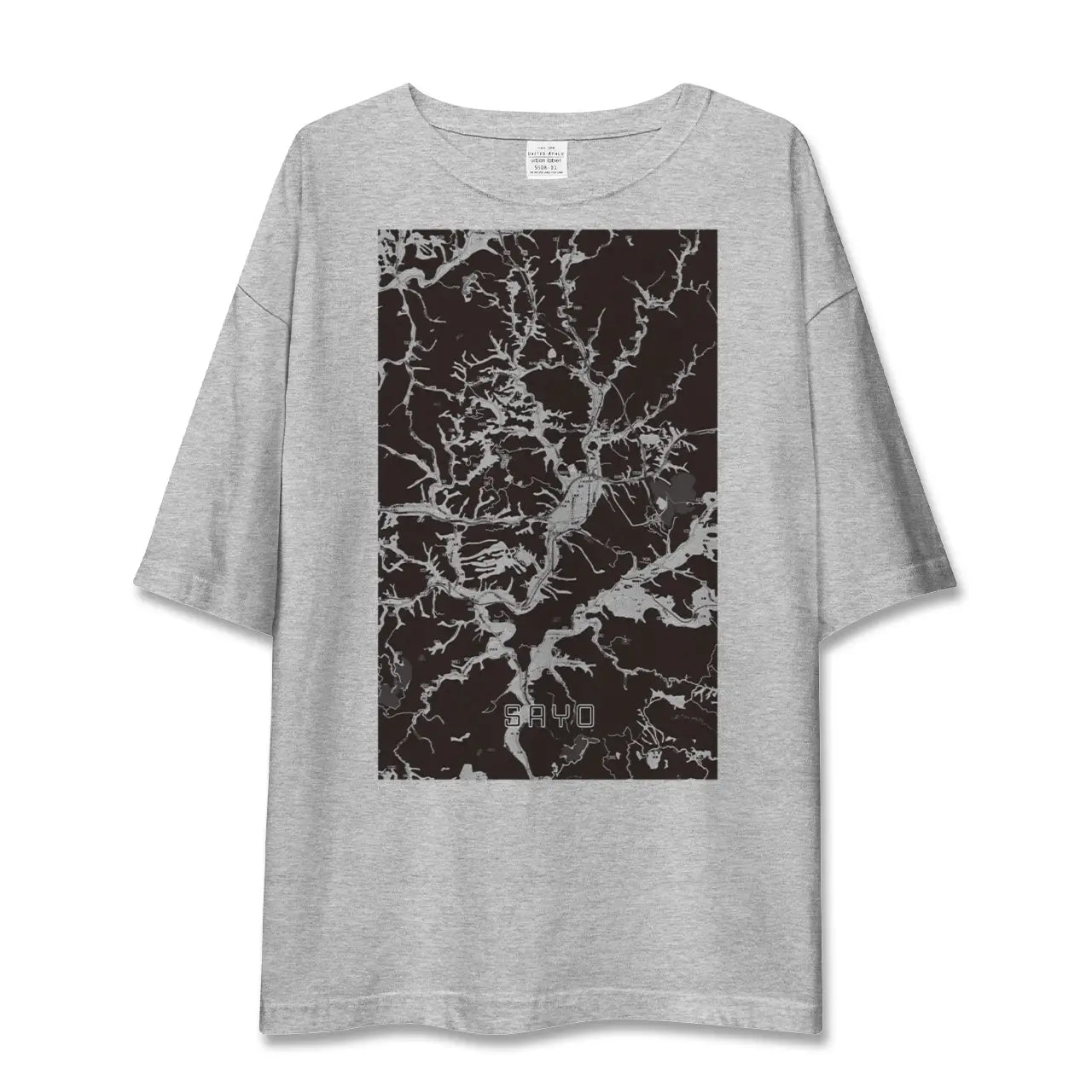 【佐用(兵庫県)】地図柄ビッグシルエットTシャツ