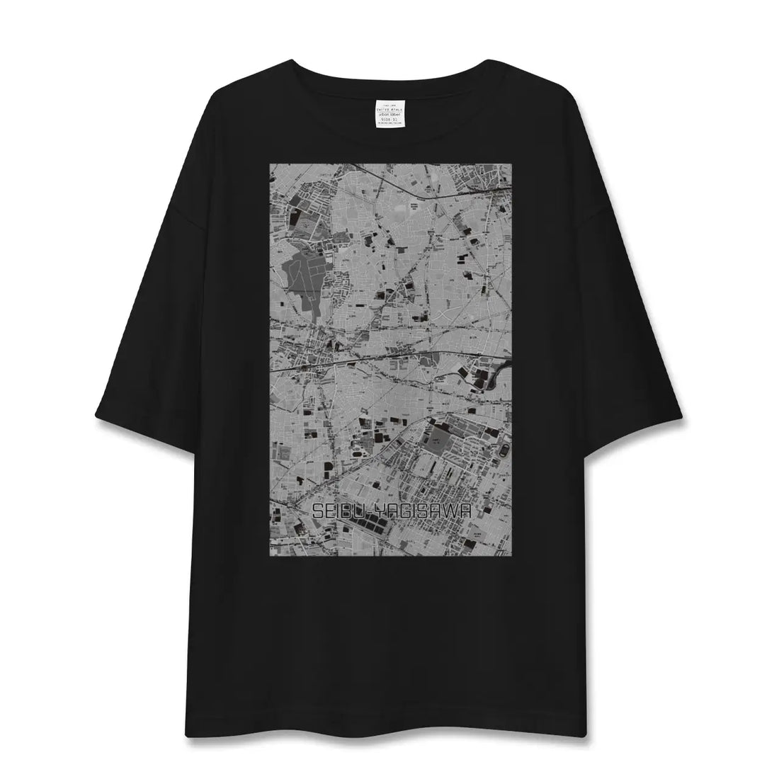 【西武柳沢(東京都)】地図柄ビッグシルエットTシャツ