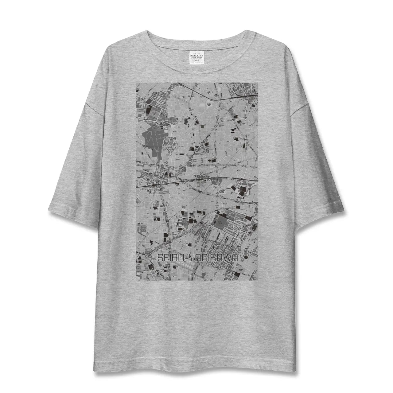 【西武柳沢(東京都)】地図柄ビッグシルエットTシャツ