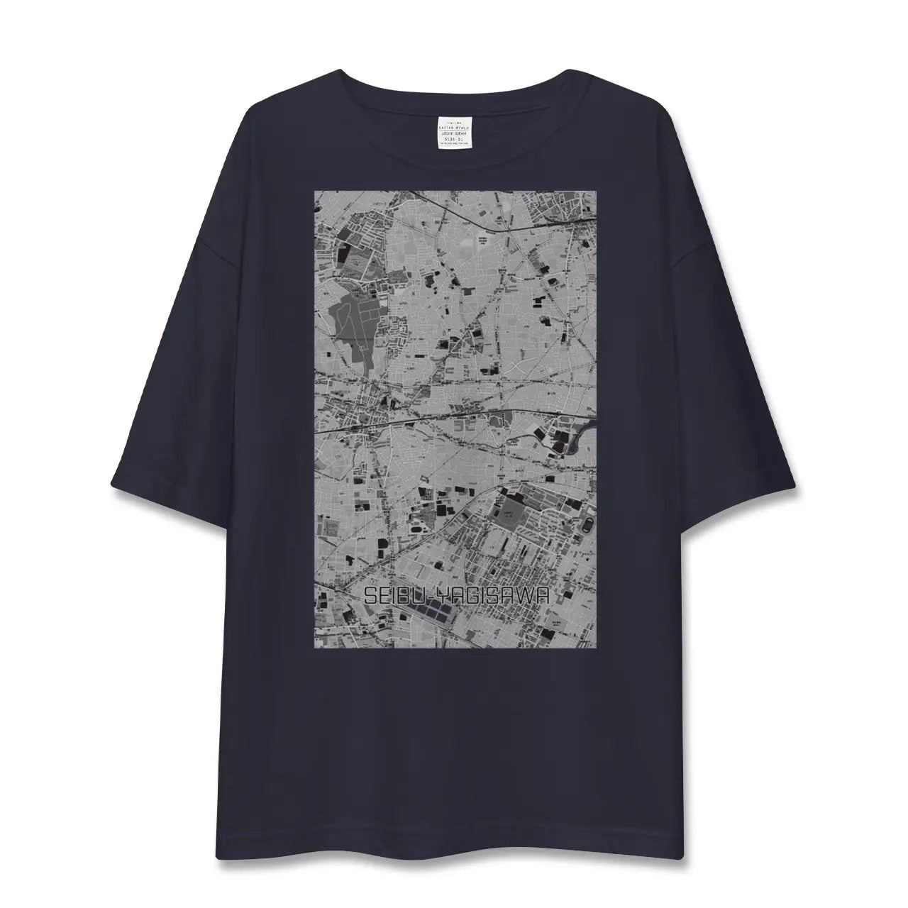【西武柳沢(東京都)】地図柄ビッグシルエットTシャツ
