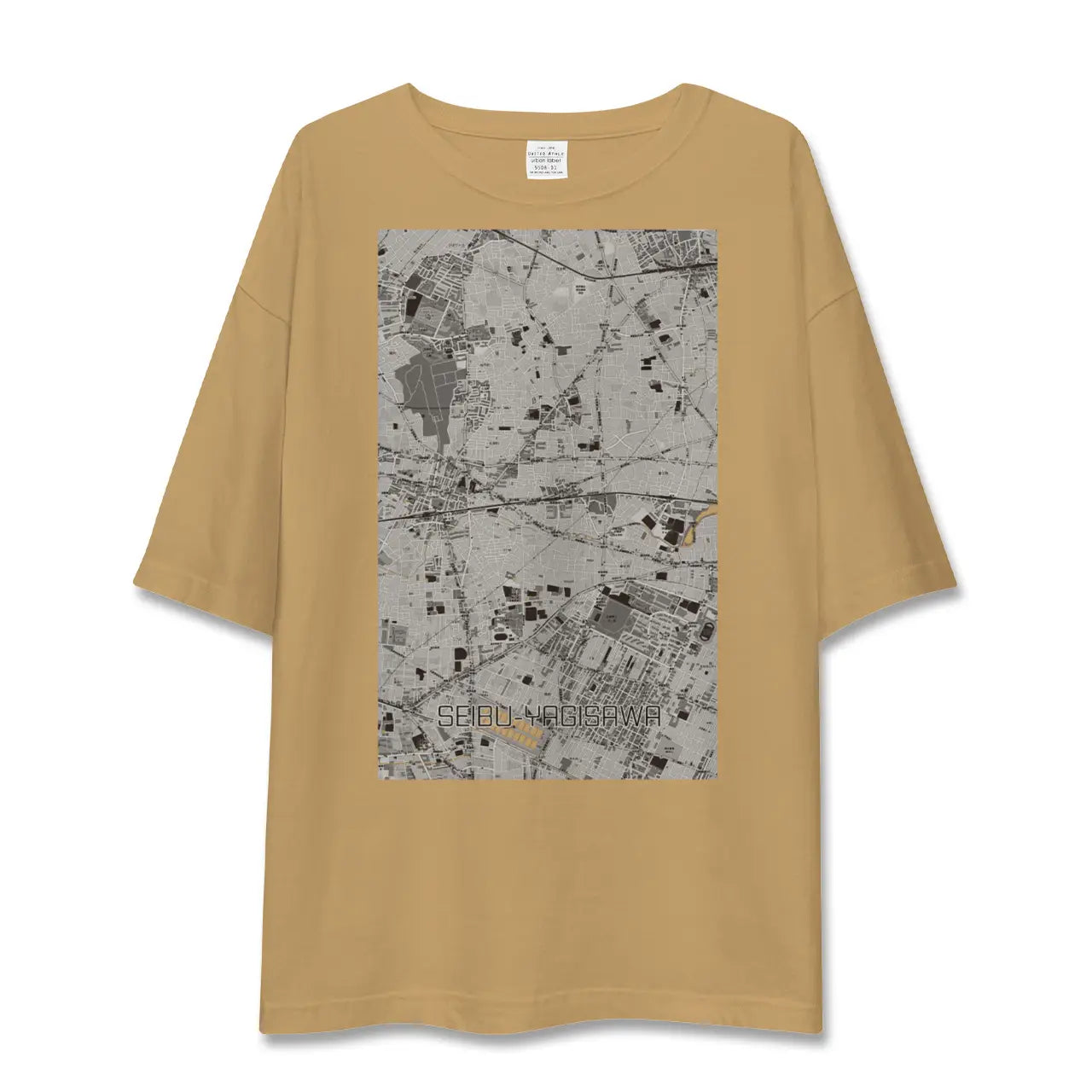 【西武柳沢(東京都)】地図柄ビッグシルエットTシャツ