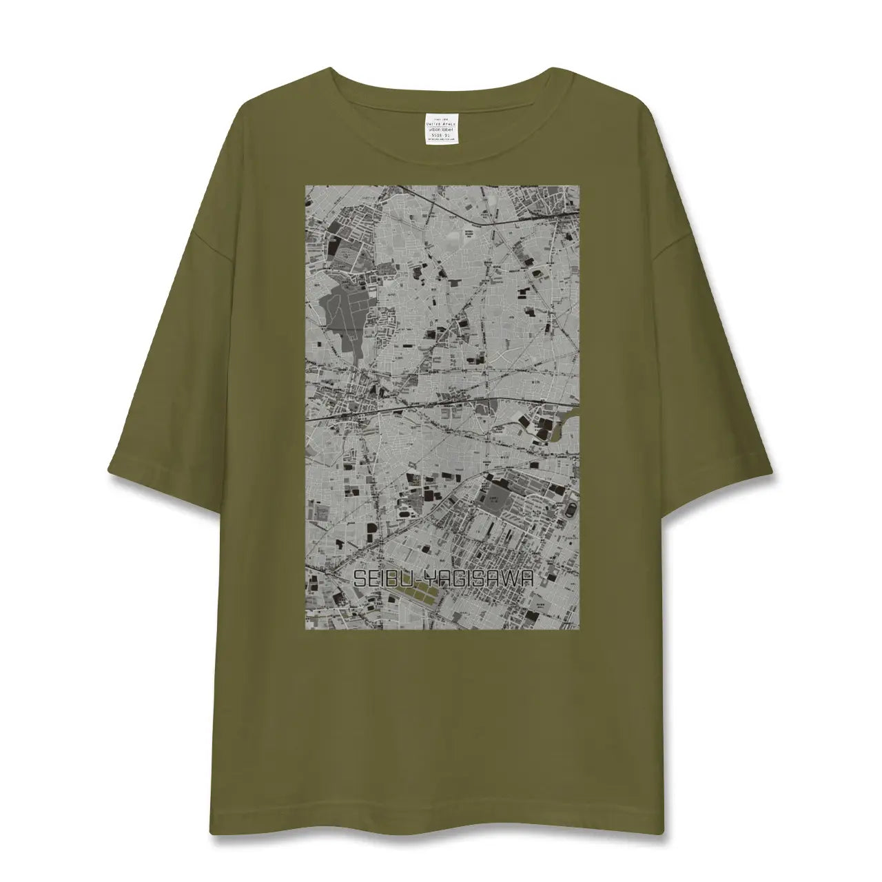 【西武柳沢(東京都)】地図柄ビッグシルエットTシャツ