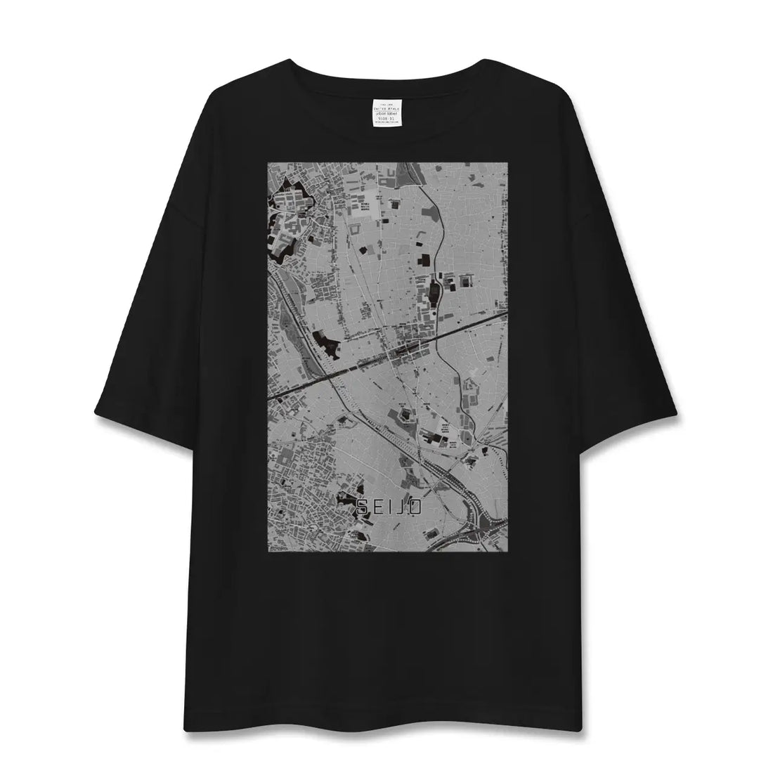 【成城(東京都)】地図柄ビッグシルエットTシャツ