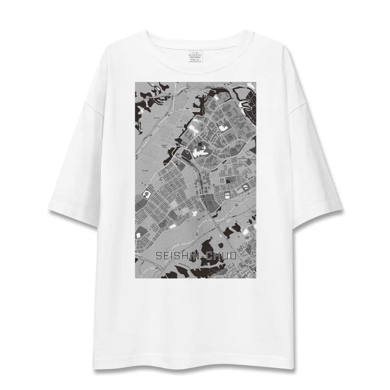 【西神中央(兵庫県)】地図柄ビッグシルエットTシャツ
