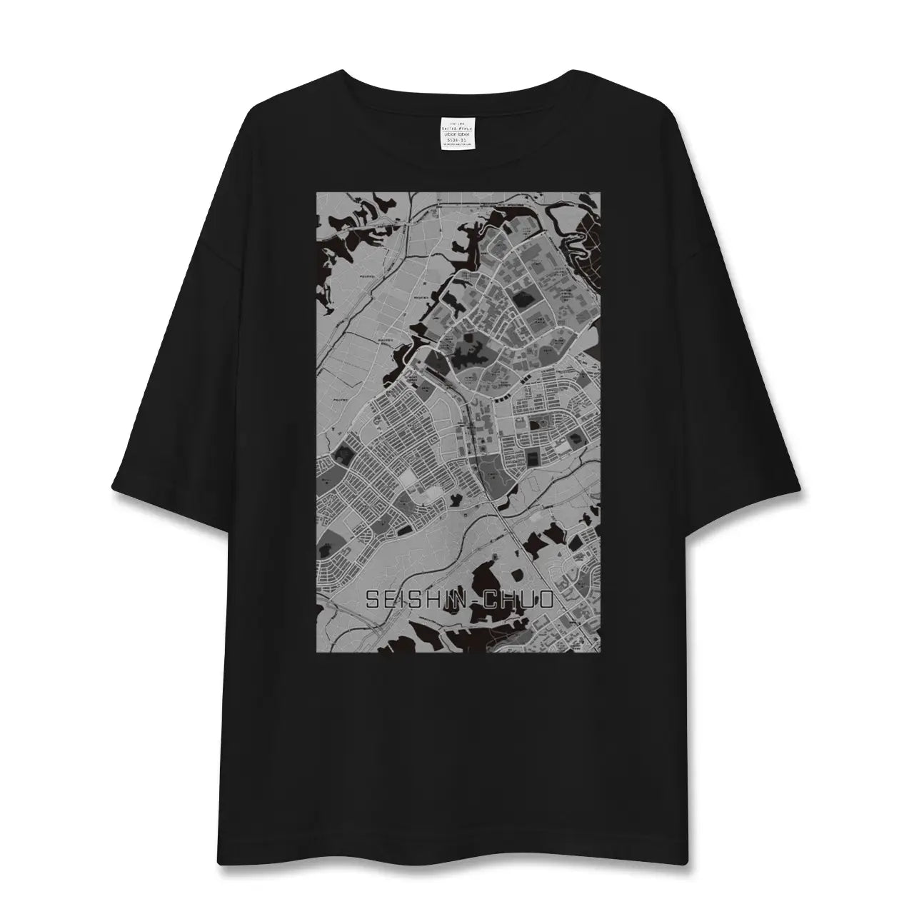 【西神中央(兵庫県)】地図柄ビッグシルエットTシャツ