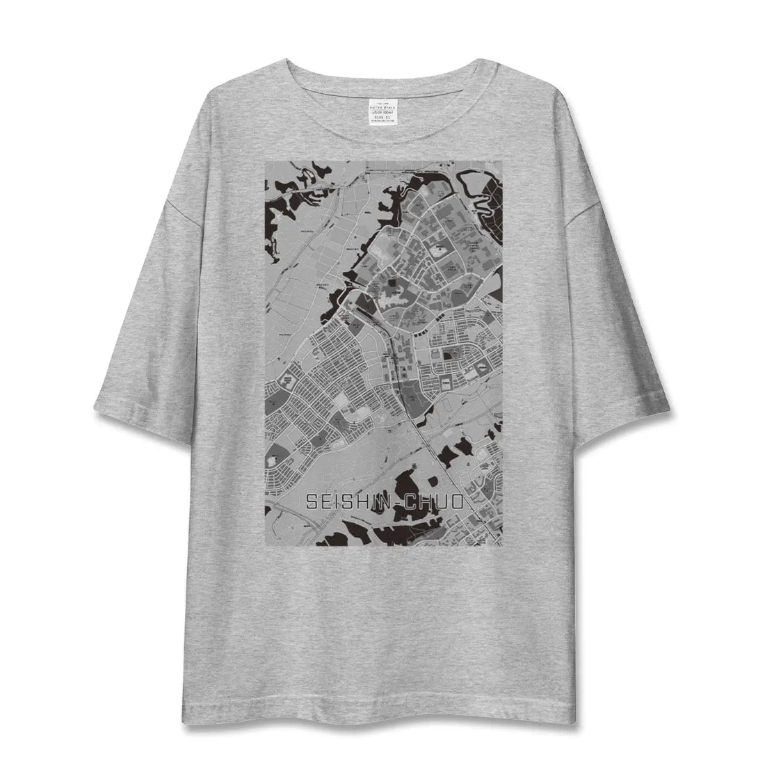 【西神中央(兵庫県)】地図柄ビッグシルエットTシャツ
