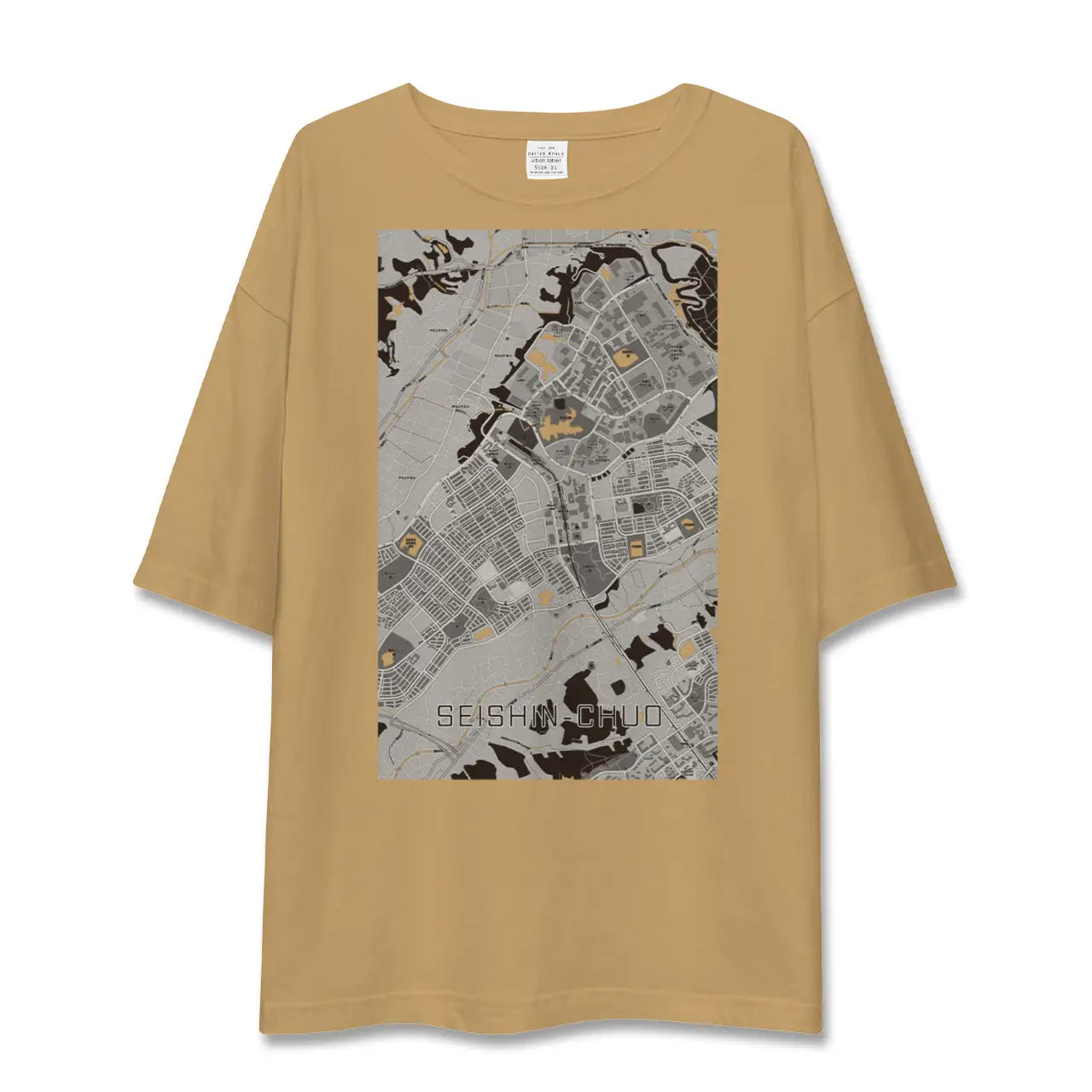 【西神中央(兵庫県)】地図柄ビッグシルエットTシャツ