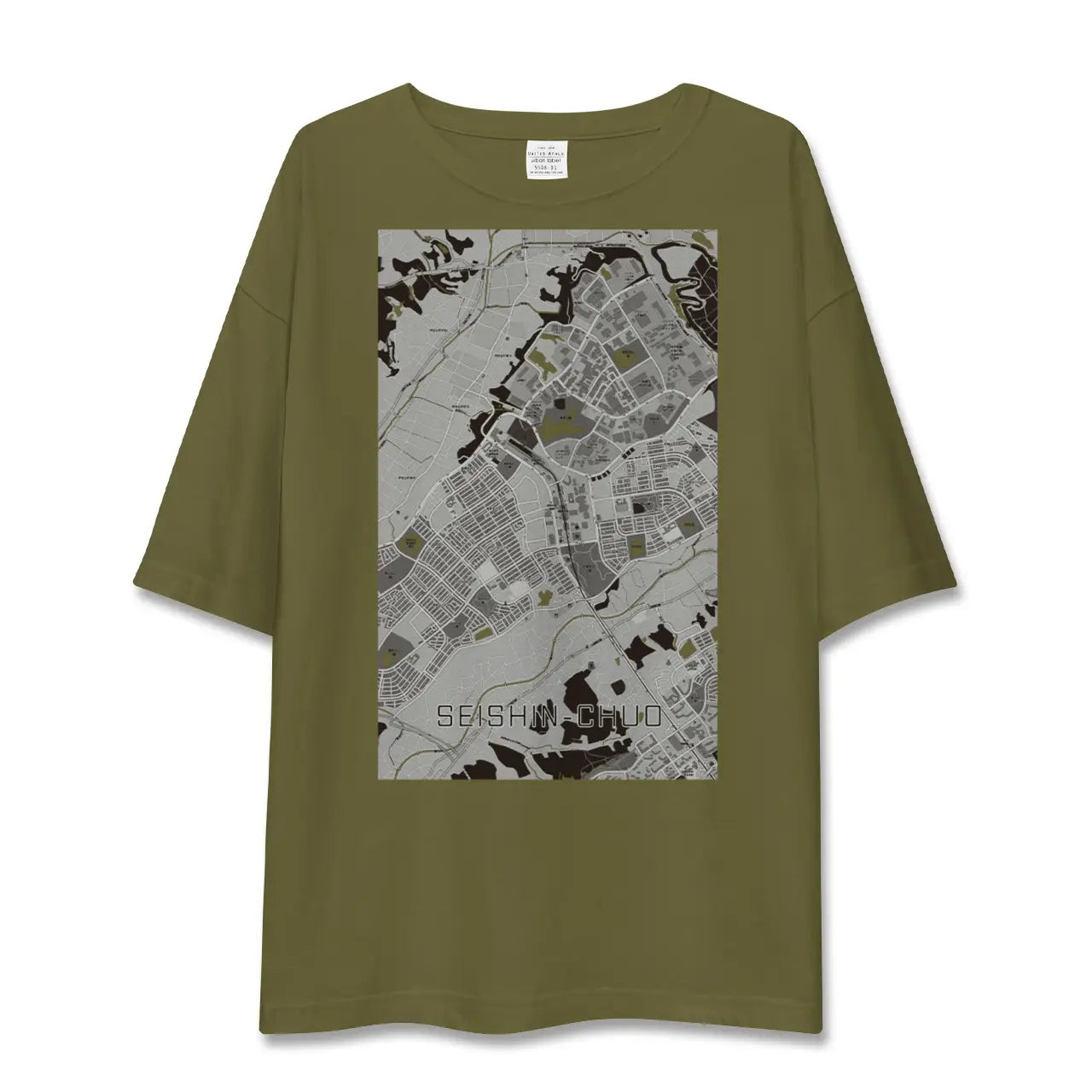 【西神中央(兵庫県)】地図柄ビッグシルエットTシャツ