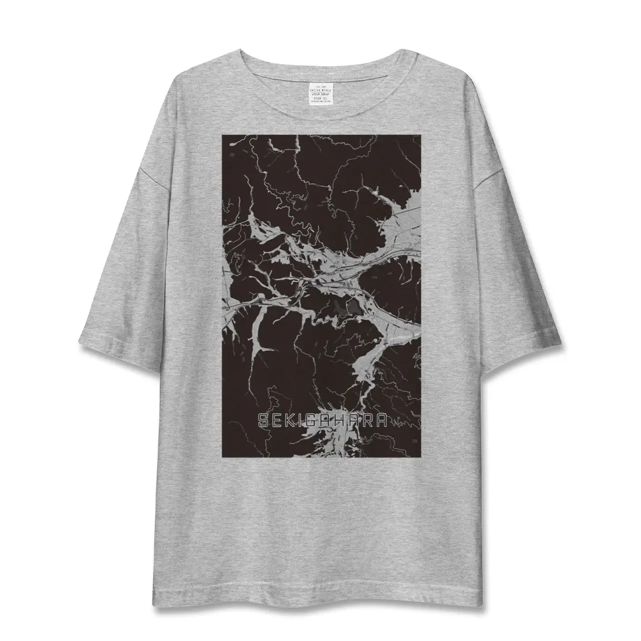 【関ケ原(岐阜県)】地図柄ビッグシルエットTシャツ