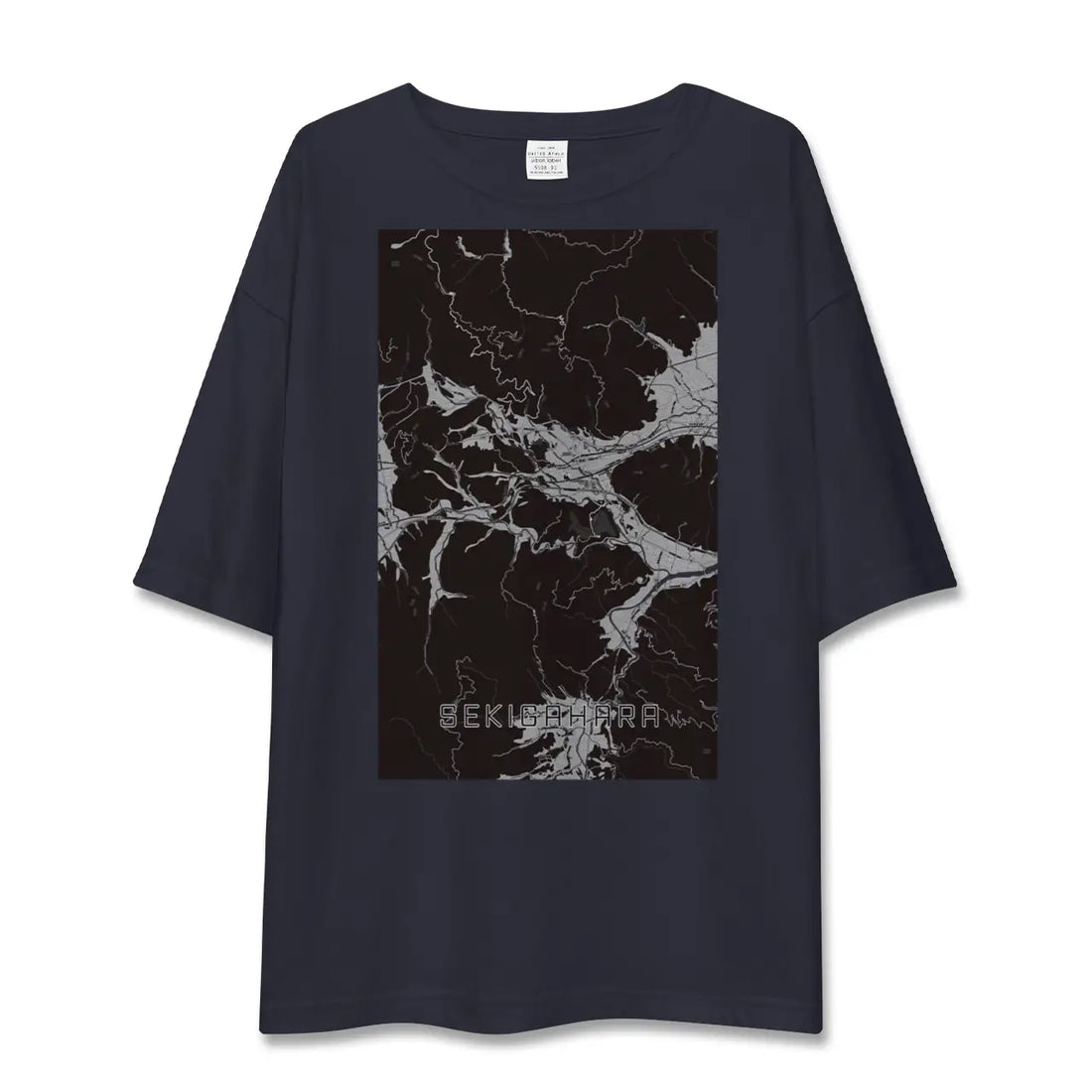 【関ケ原(岐阜県)】地図柄ビッグシルエットTシャツ