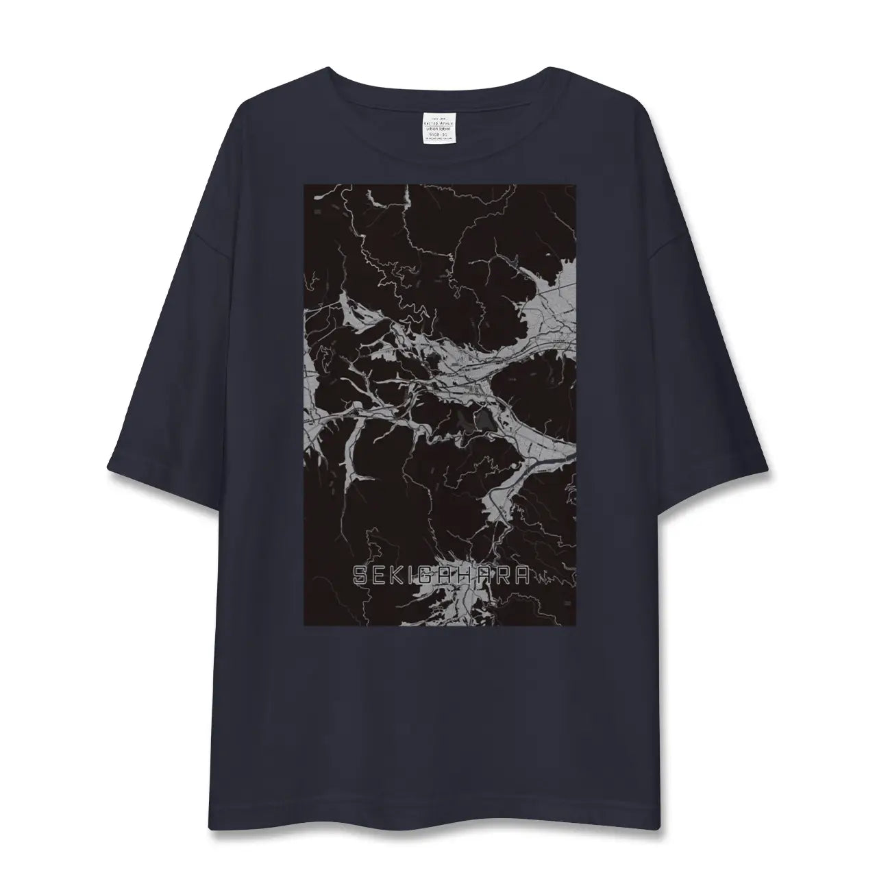 【関ケ原(岐阜県)】地図柄ビッグシルエットTシャツ