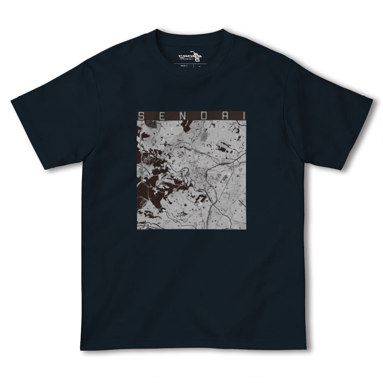【仙台(宮城県)】地図柄ヘビーウェイトTシャツ