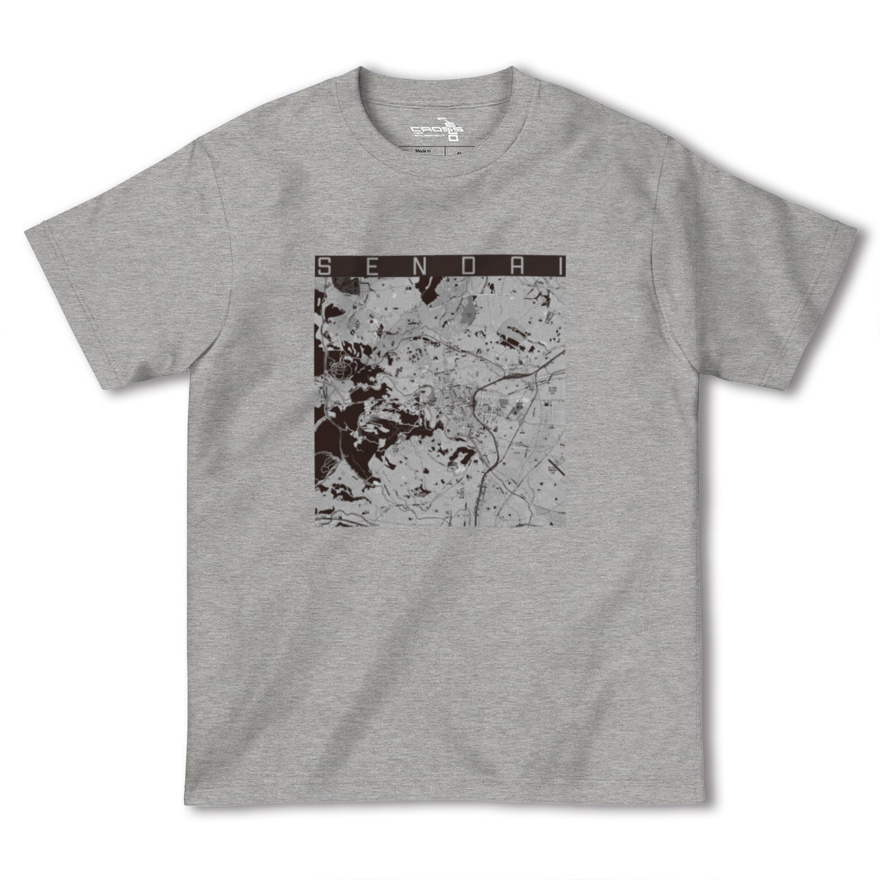 【仙台(宮城県)】地図柄ヘビーウェイトTシャツ