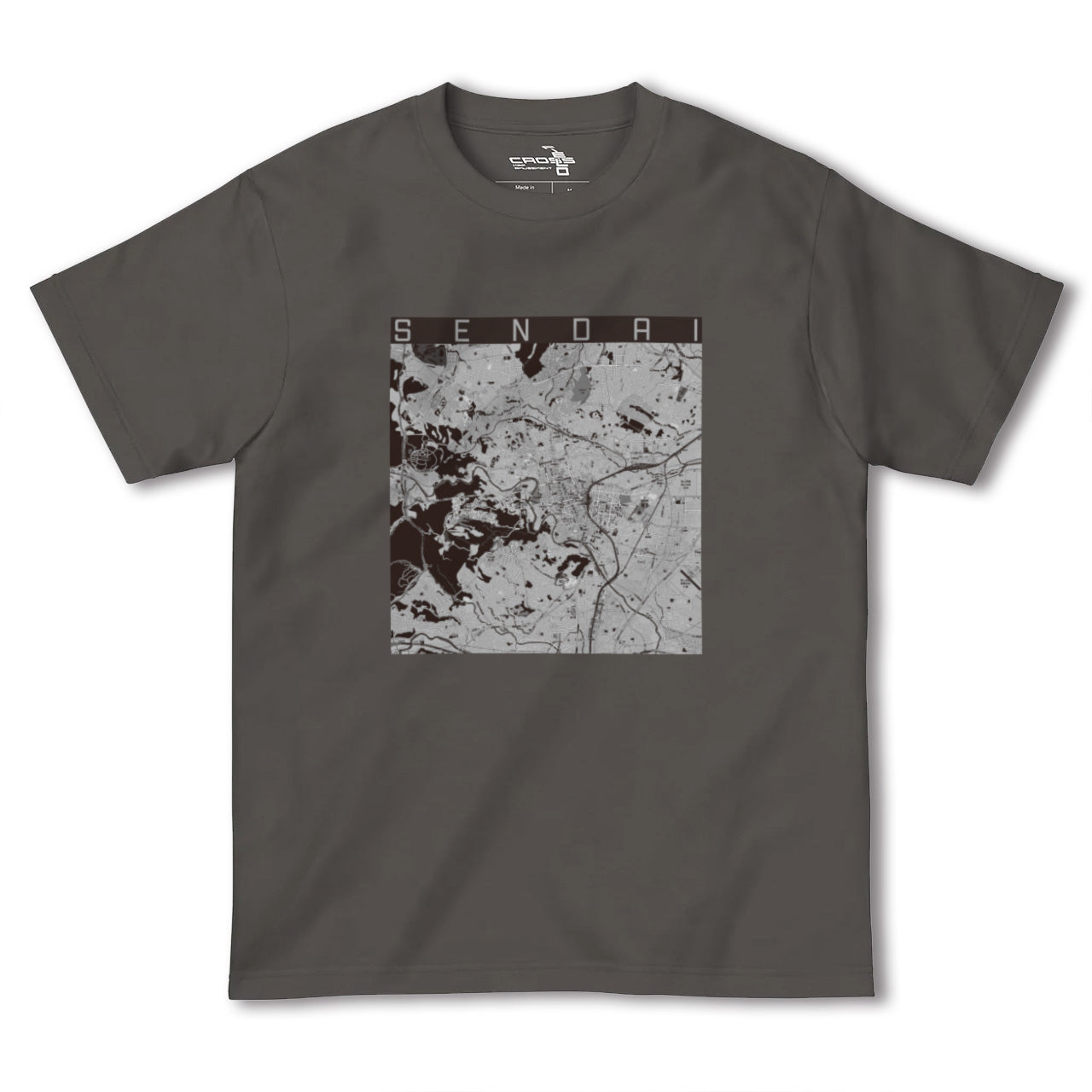 【仙台(宮城県)】地図柄ヘビーウェイトTシャツ