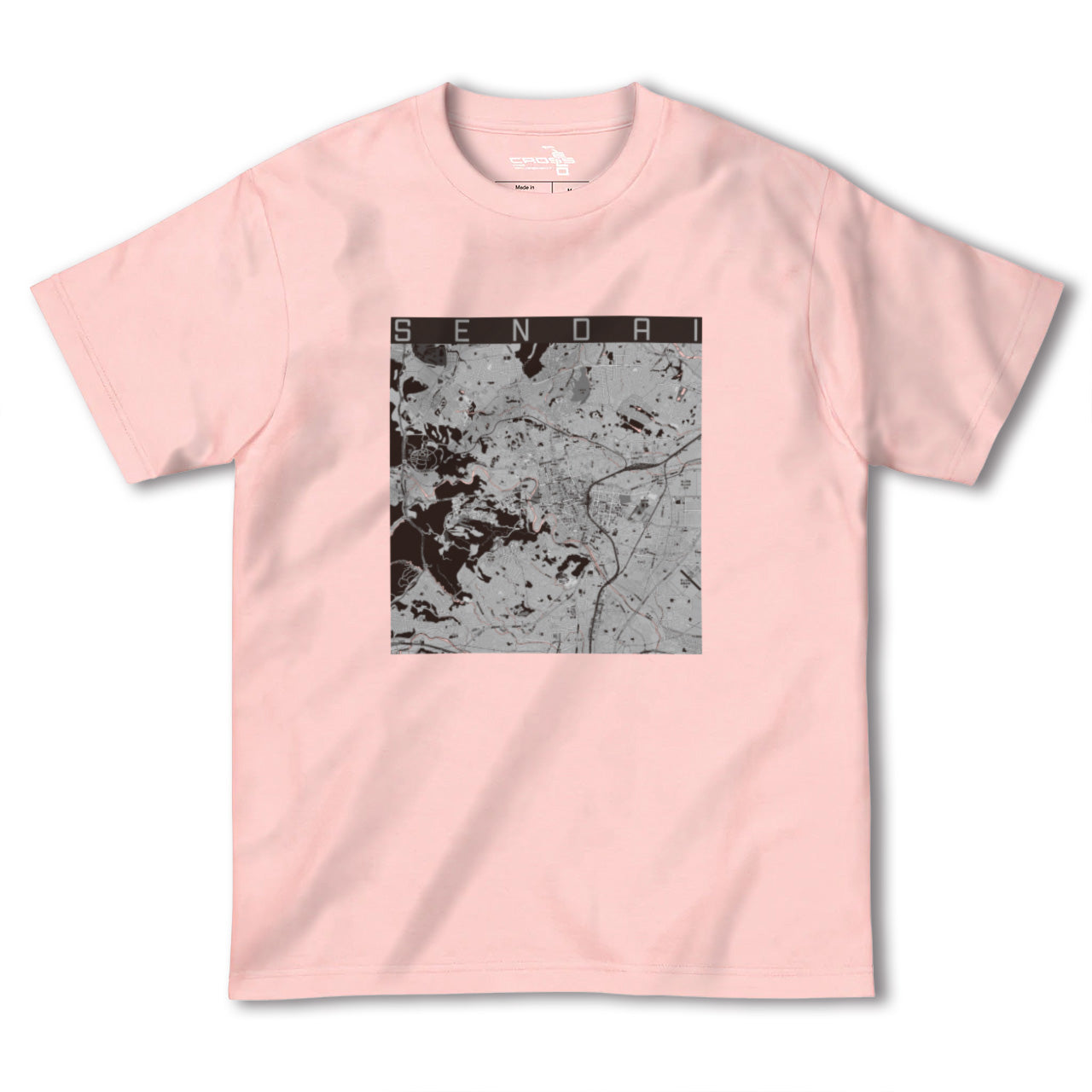 【仙台(宮城県)】地図柄ヘビーウェイトTシャツ