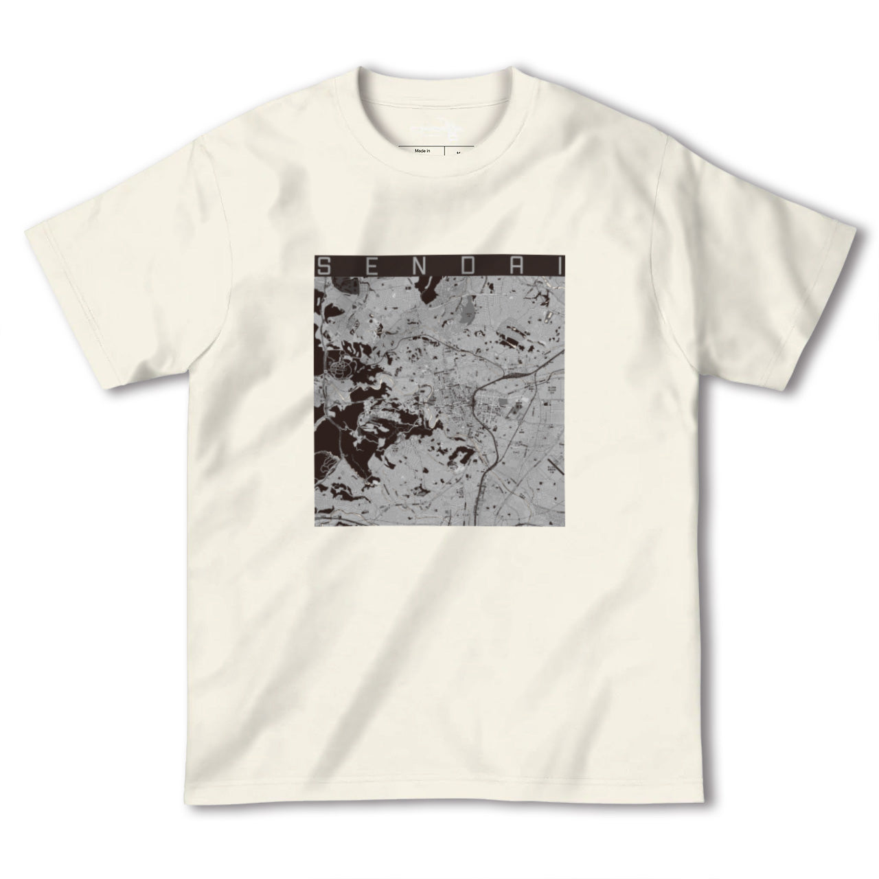 【仙台(宮城県)】地図柄ヘビーウェイトTシャツ