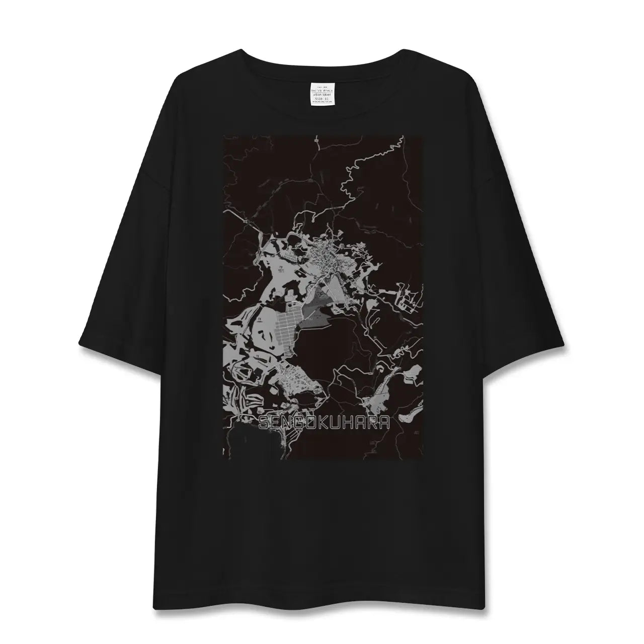 【仙石原(神奈川県)】地図柄ビッグシルエットTシャツ
