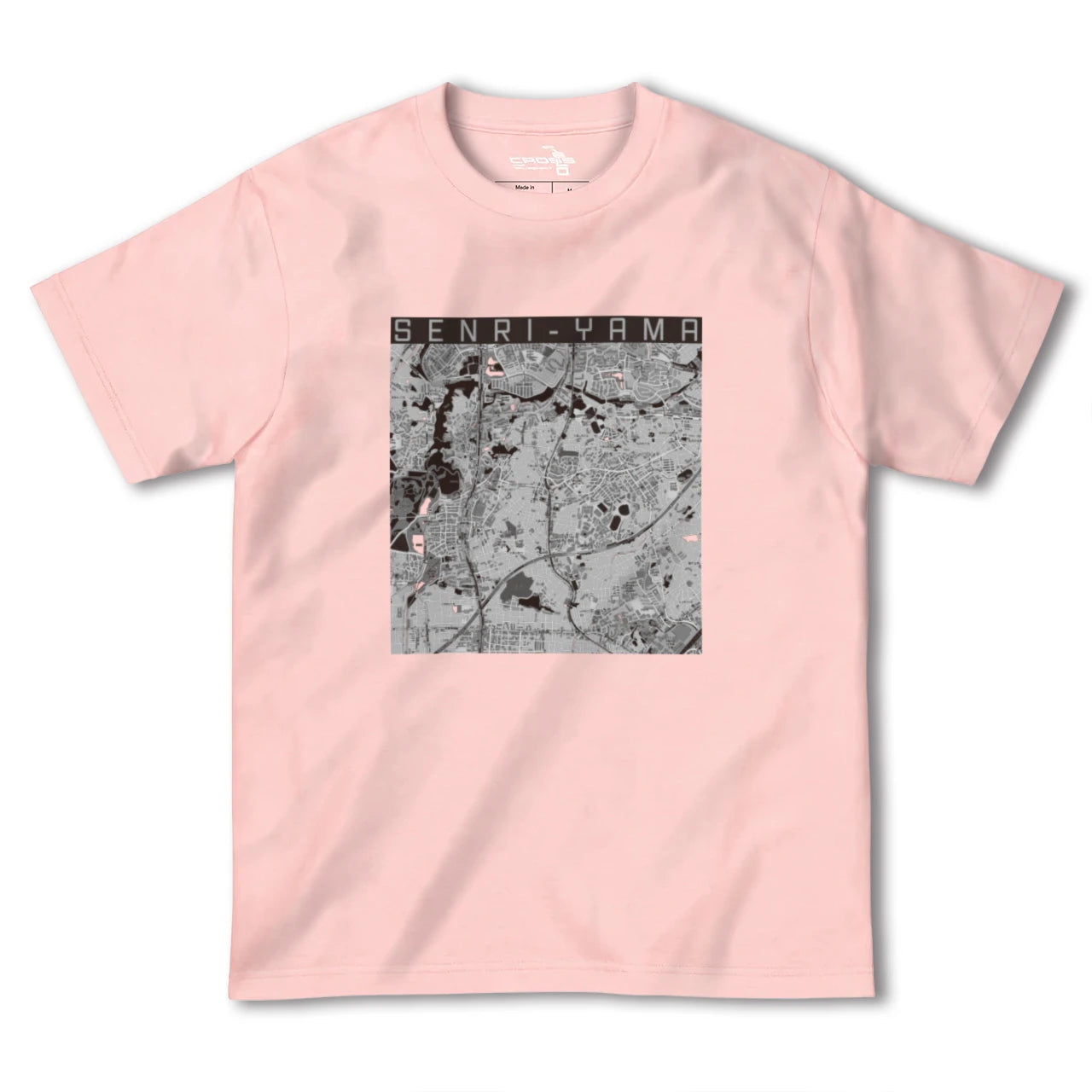 【千里山(大阪府)】地図柄ヘビーウェイトTシャツ