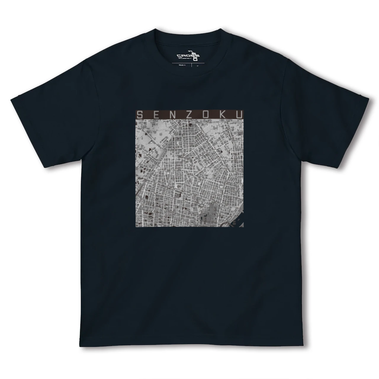 【千束(東京都)】地図柄ヘビーウェイトTシャツ