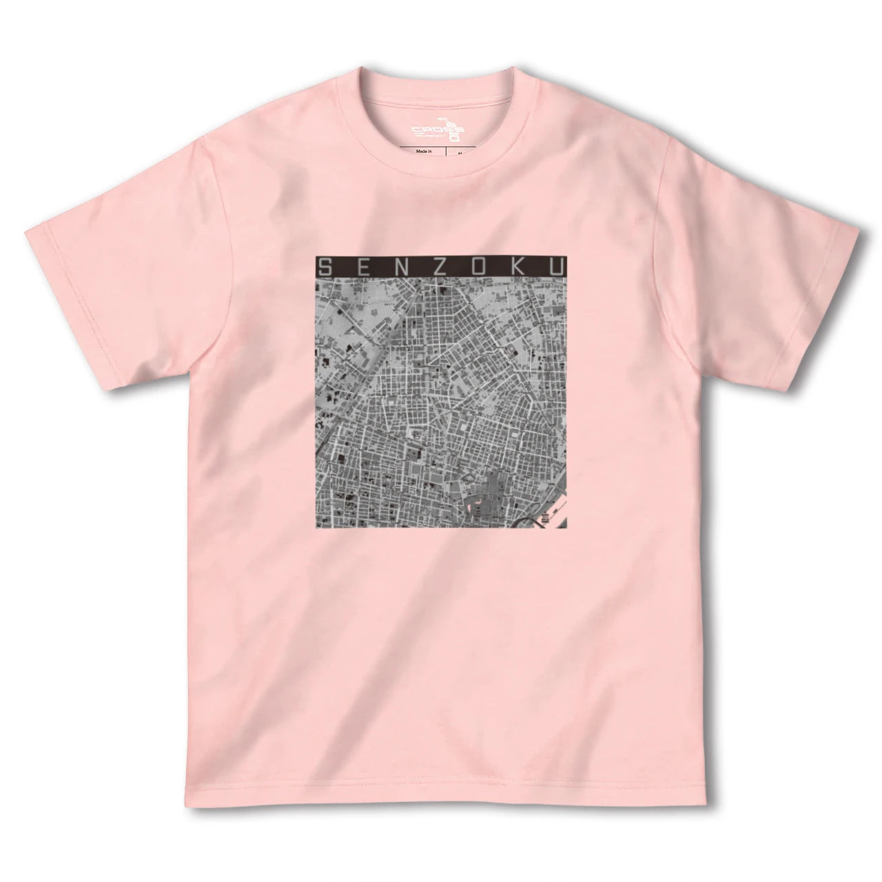 【千束(東京都)】地図柄ヘビーウェイトTシャツ