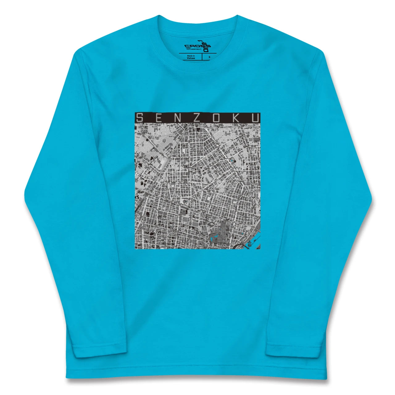 【千束(東京都)】地図柄ロングスリーブTシャツ