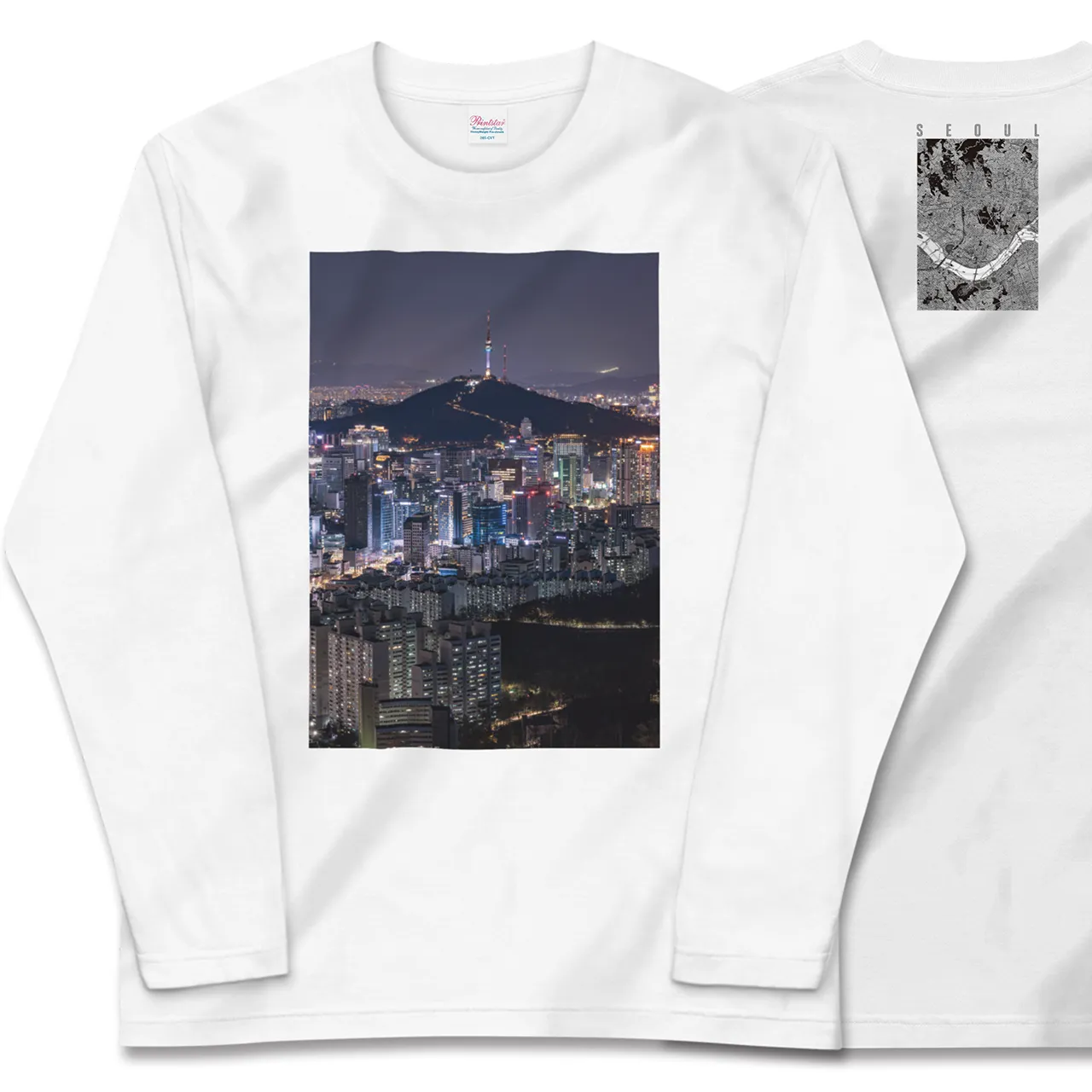 【ソウル(韓国)】Map World ロングスリーブTシャツ