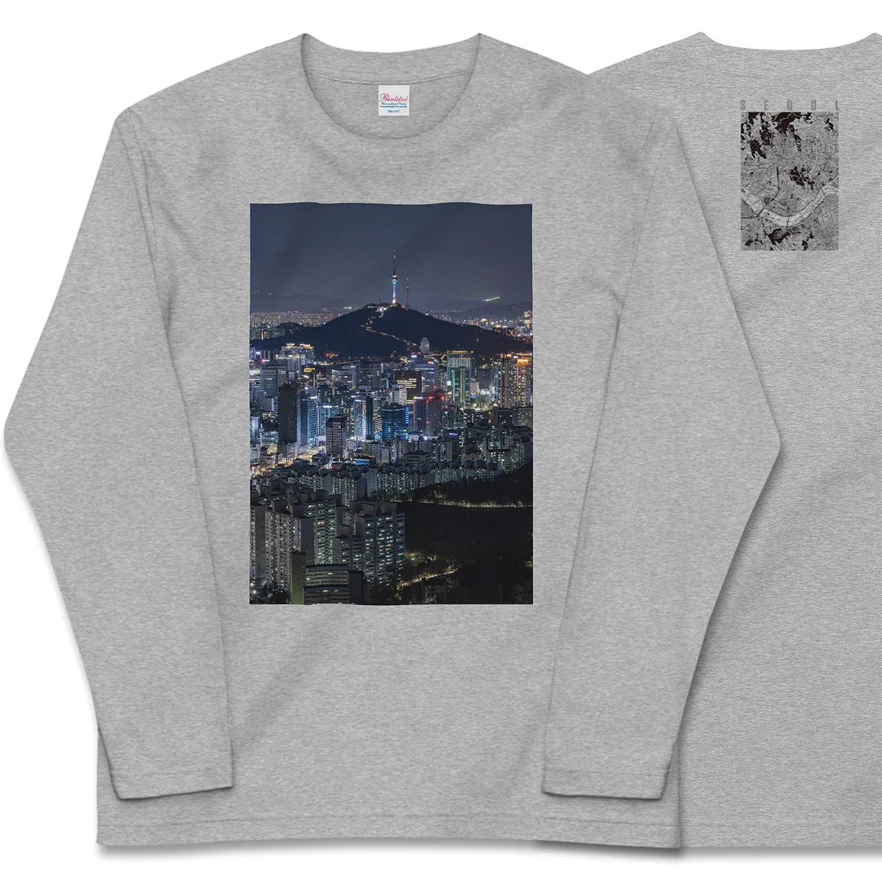 【ソウル(韓国)】Map World ロングスリーブTシャツ