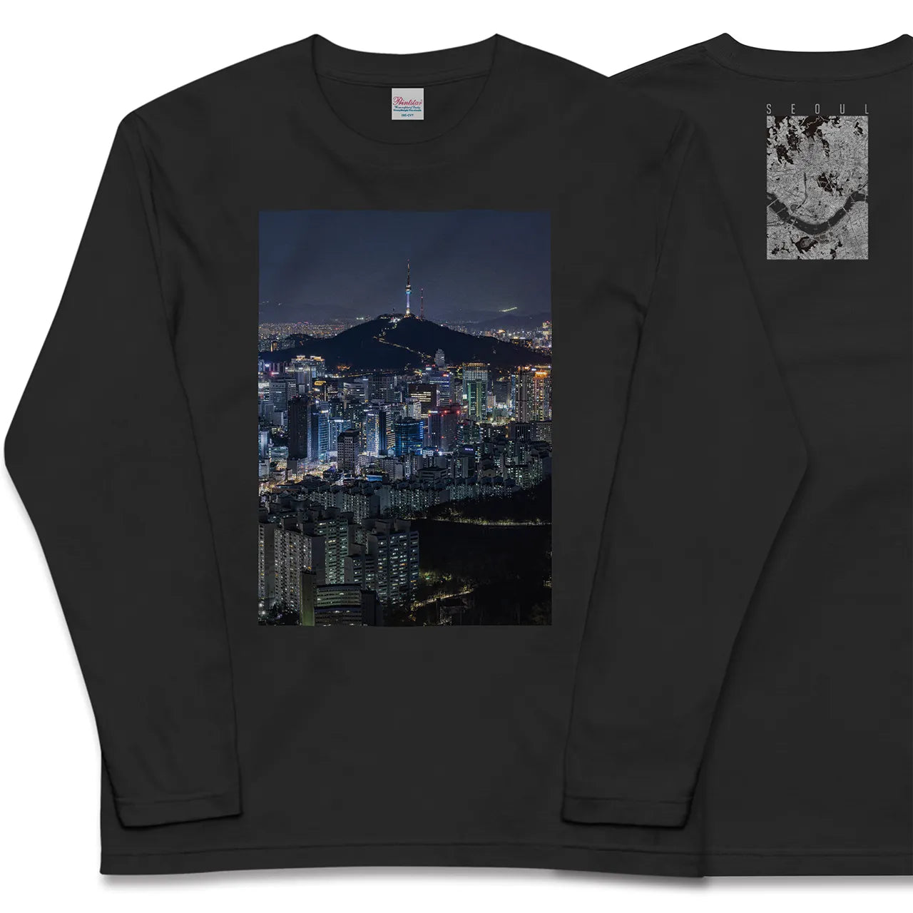 【ソウル(韓国)】Map World ロングスリーブTシャツ