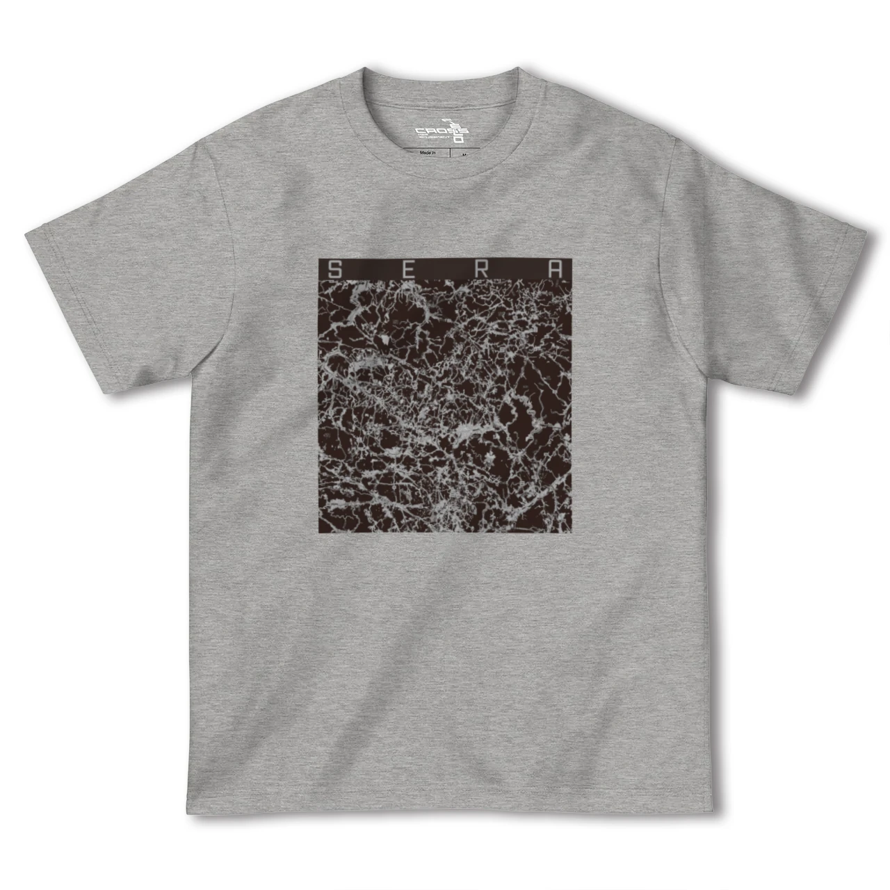 【世羅(広島県)】地図柄ヘビーウェイトTシャツ