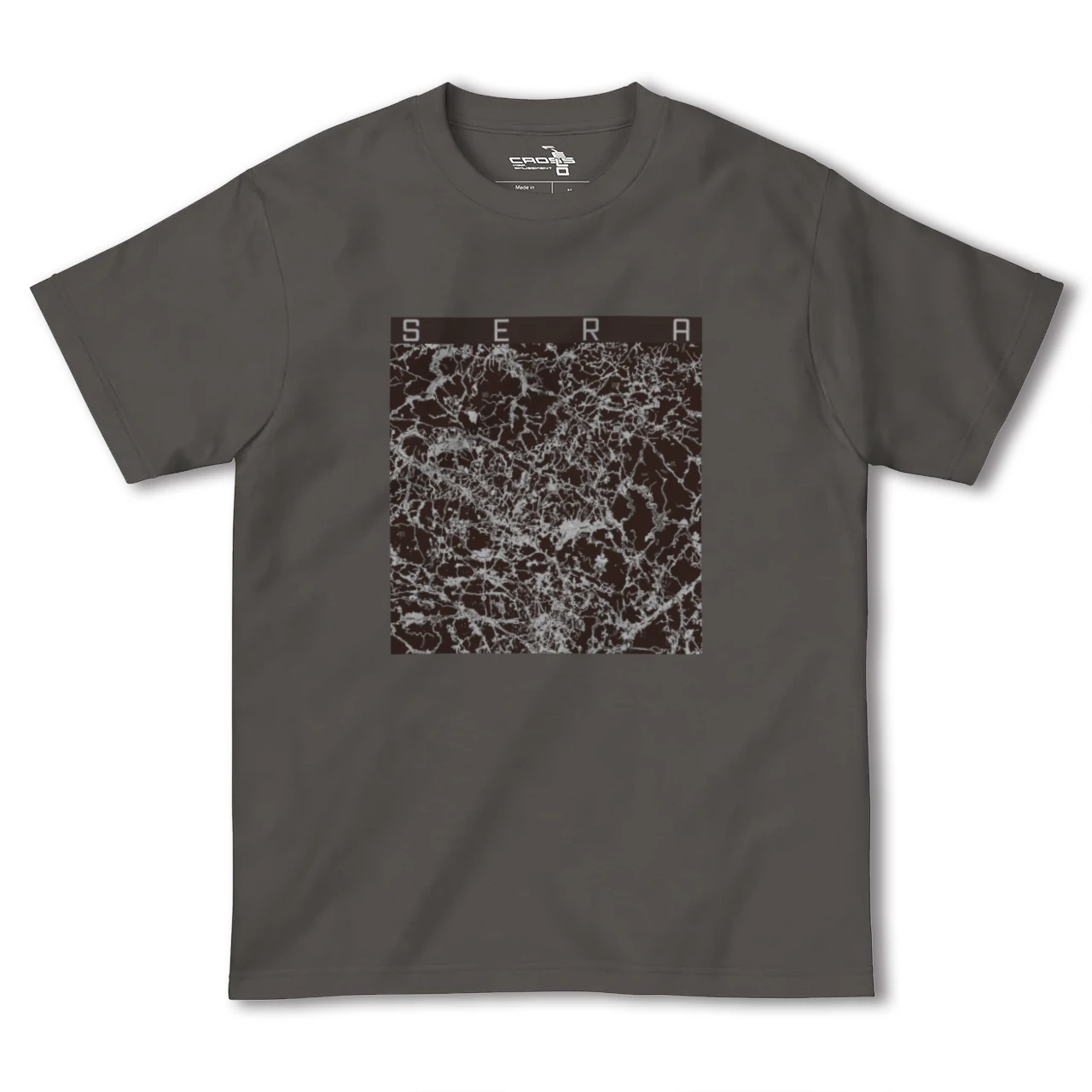 【世羅(広島県)】地図柄ヘビーウェイトTシャツ