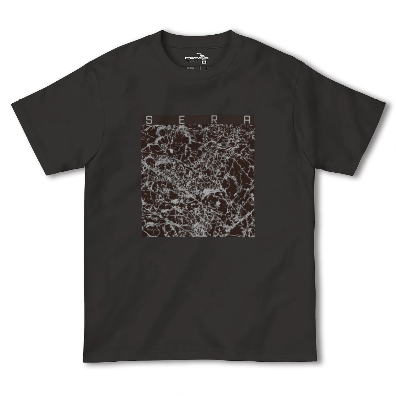 【世羅(広島県)】地図柄ヘビーウェイトTシャツ