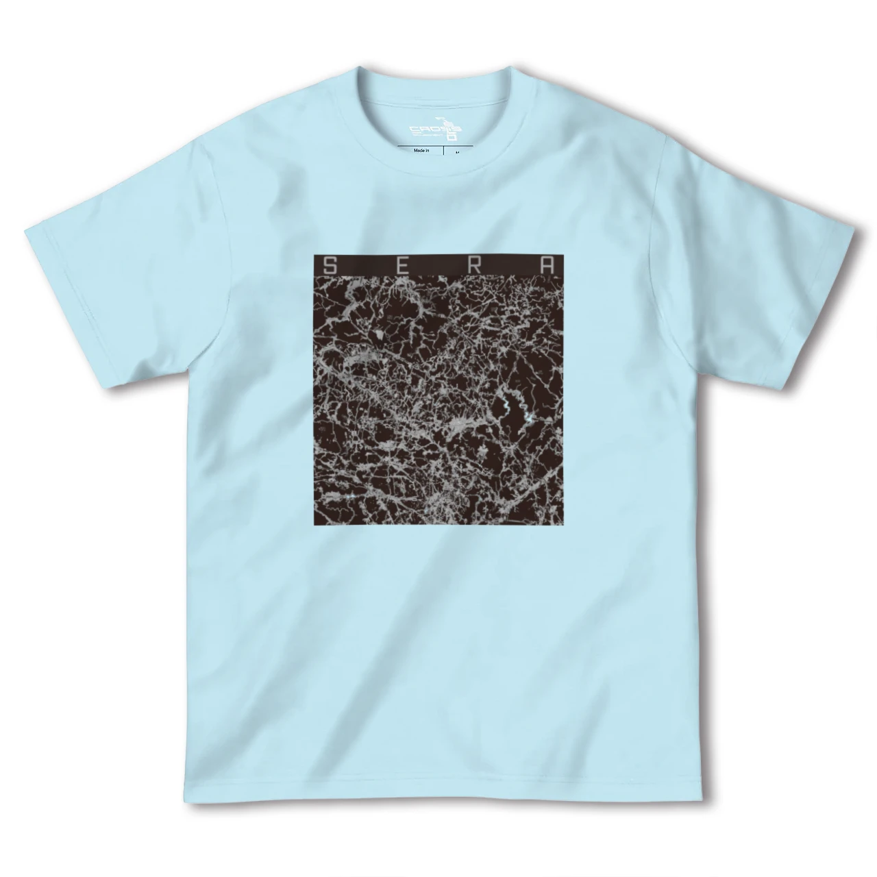 【世羅(広島県)】地図柄ヘビーウェイトTシャツ