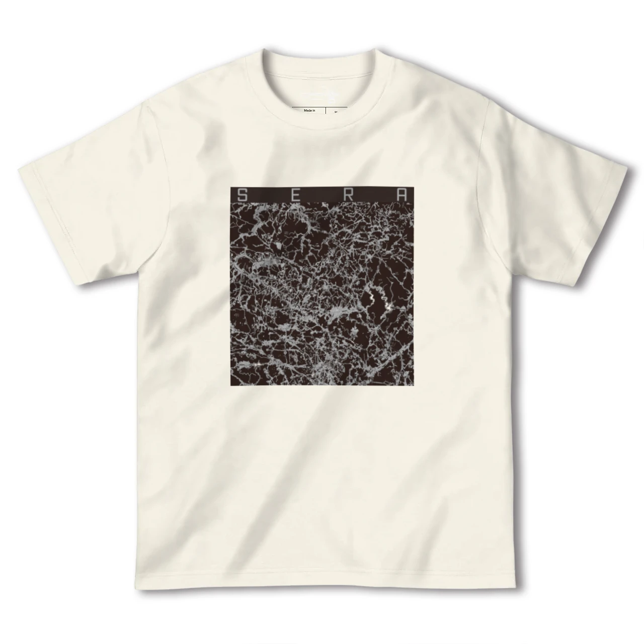 【世羅(広島県)】地図柄ヘビーウェイトTシャツ