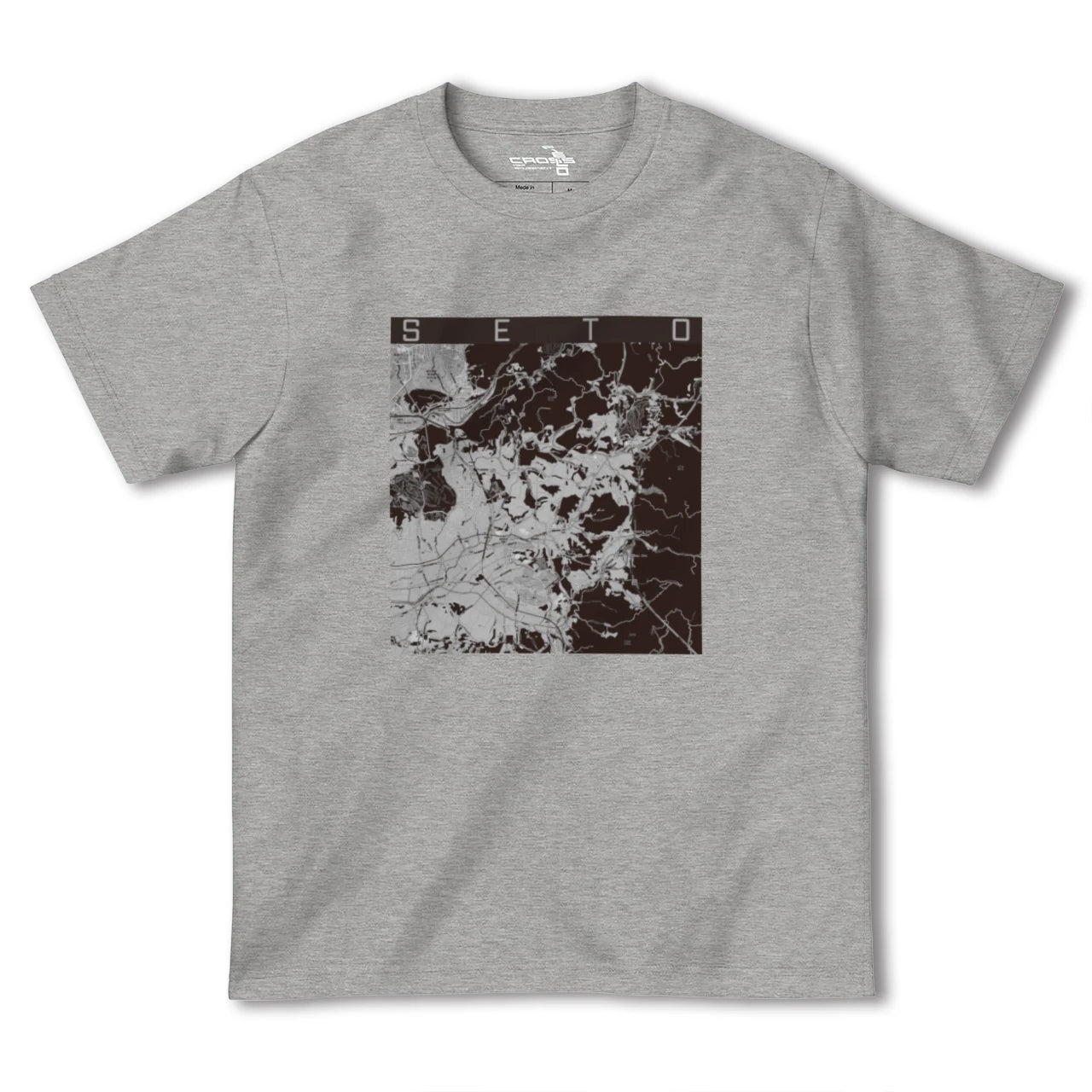 【瀬戸(愛知県)】地図柄ヘビーウェイトTシャツ