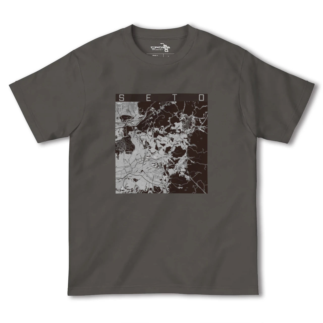 【瀬戸(愛知県)】地図柄ヘビーウェイトTシャツ