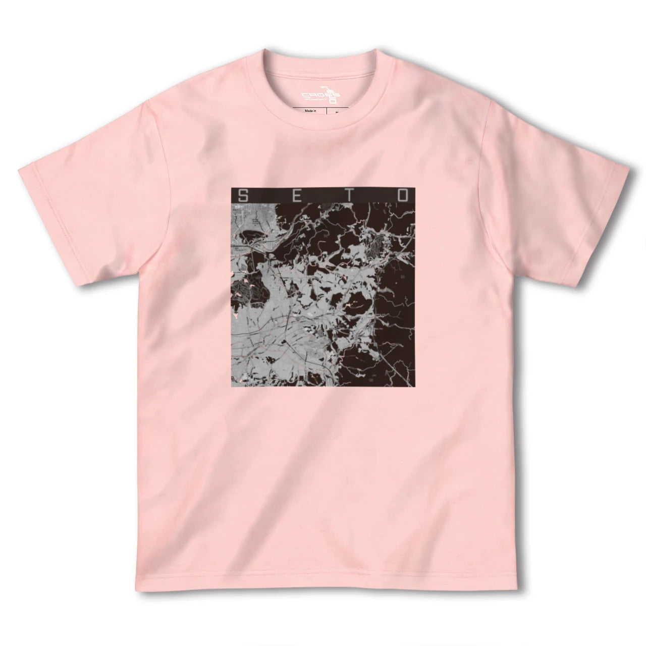 【瀬戸(愛知県)】地図柄ヘビーウェイトTシャツ