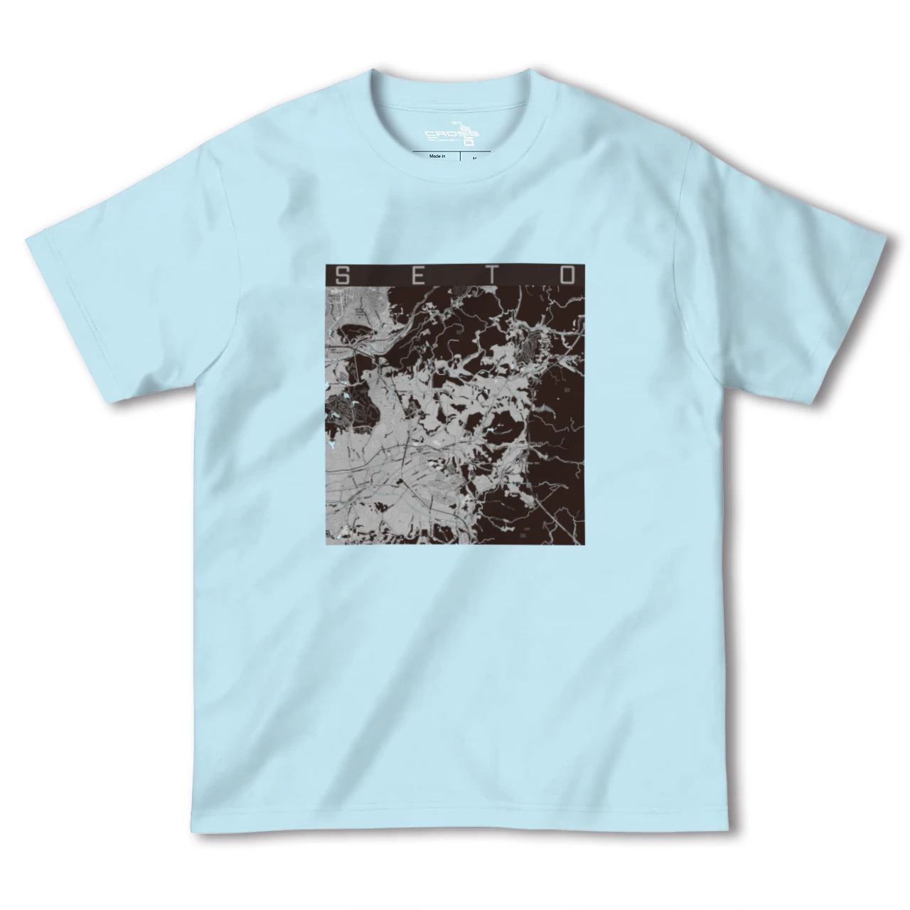 【瀬戸(愛知県)】地図柄ヘビーウェイトTシャツ