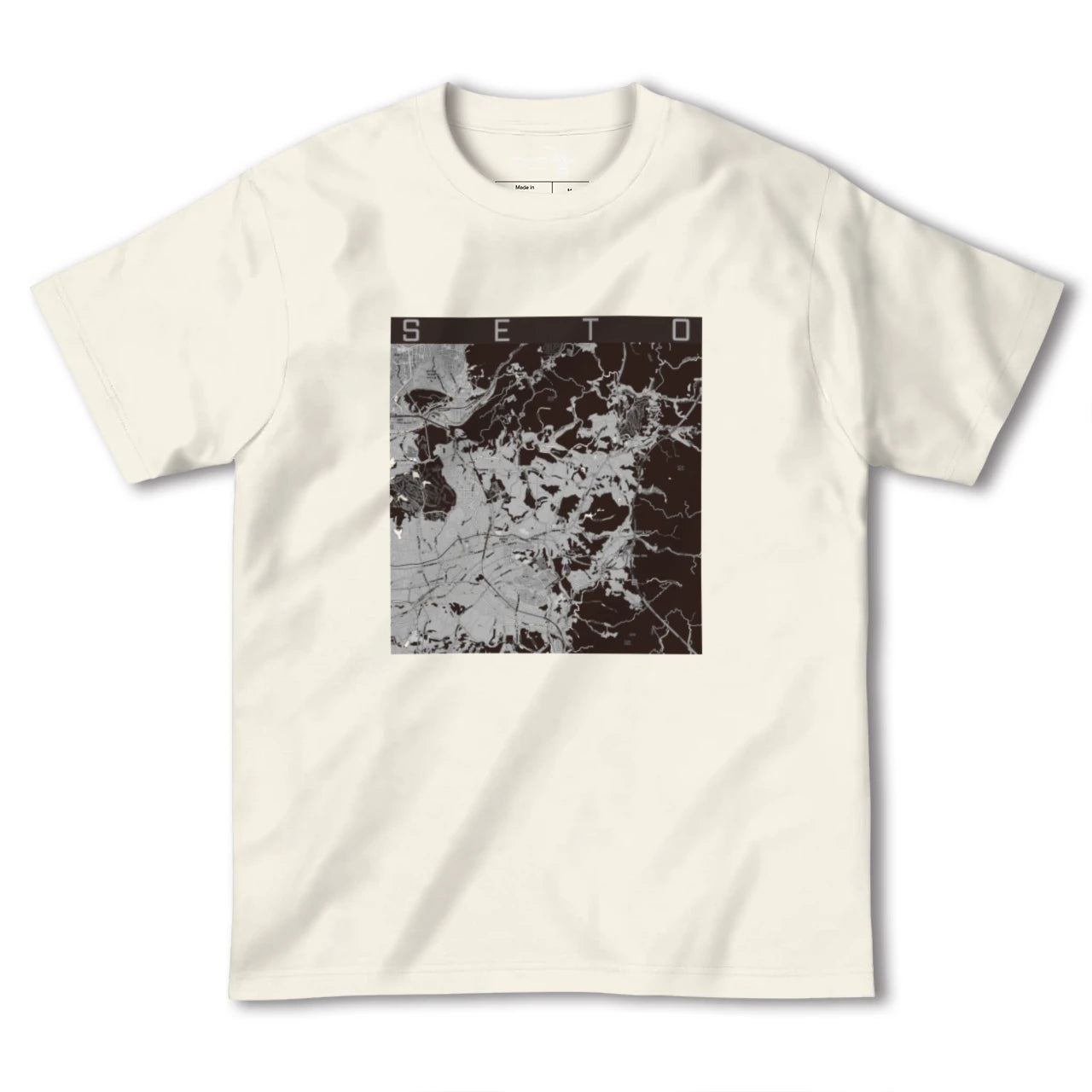 【瀬戸(愛知県)】地図柄ヘビーウェイトTシャツ