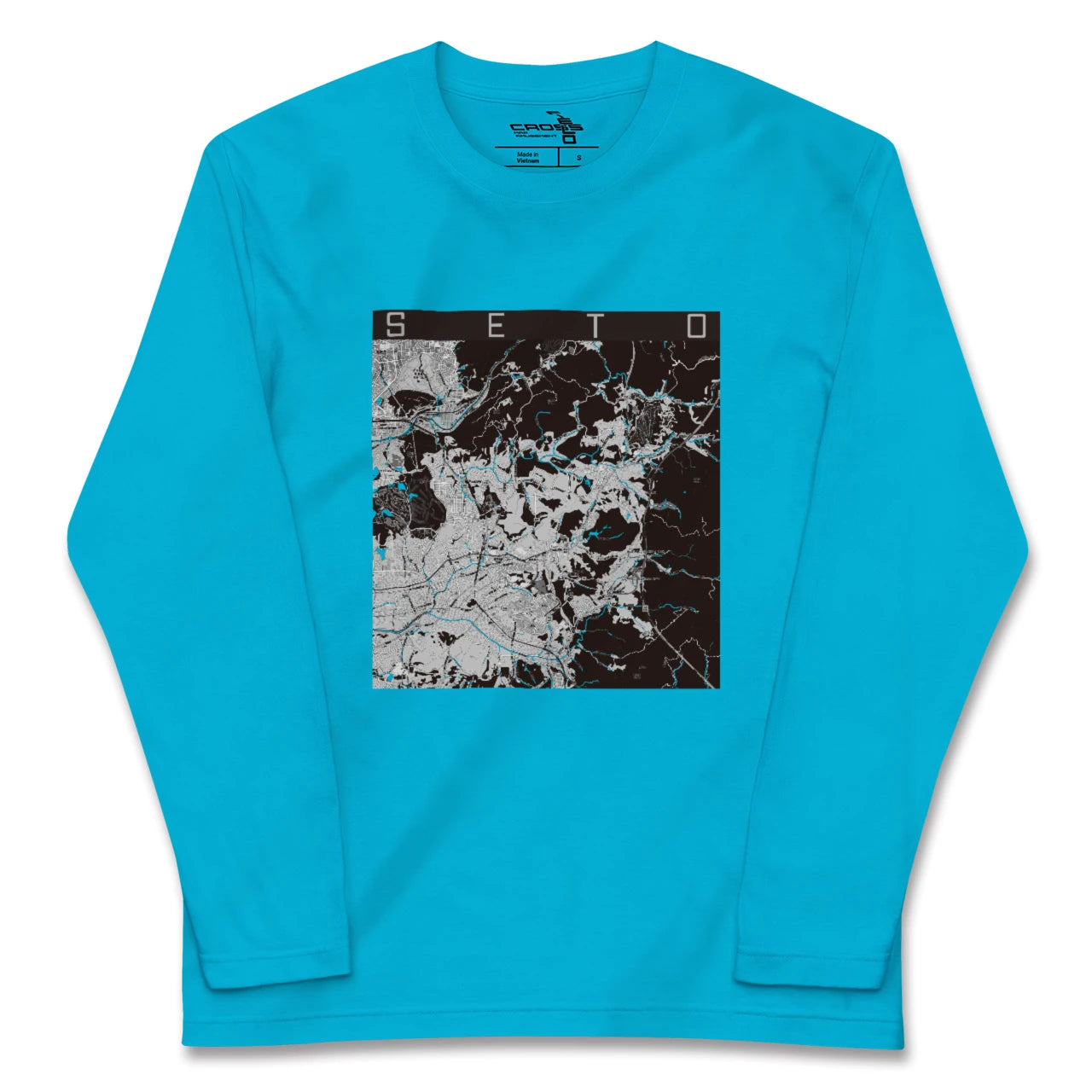 【瀬戸(愛知県)】地図柄ロングスリーブTシャツ